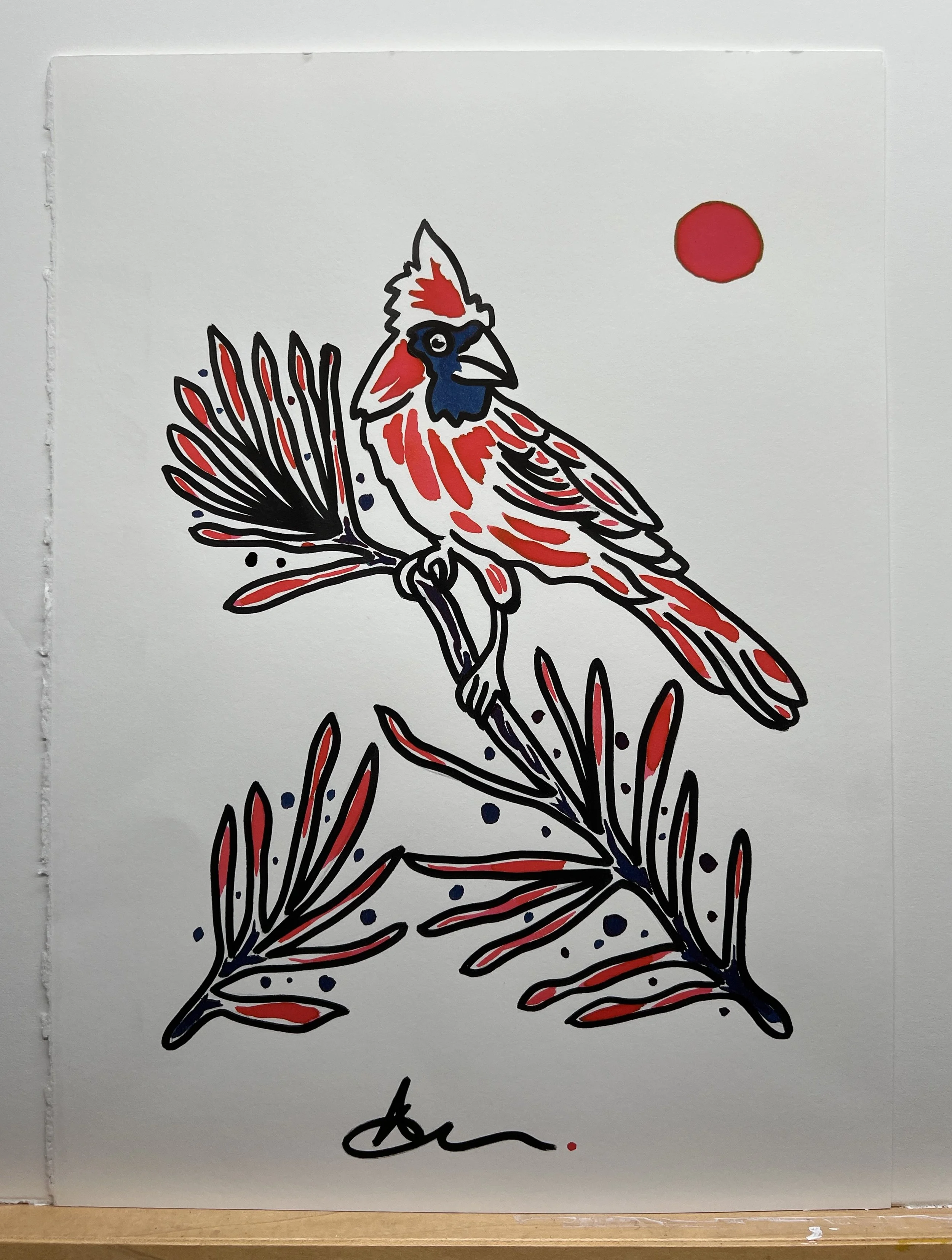 Cardinal in the Pine 2