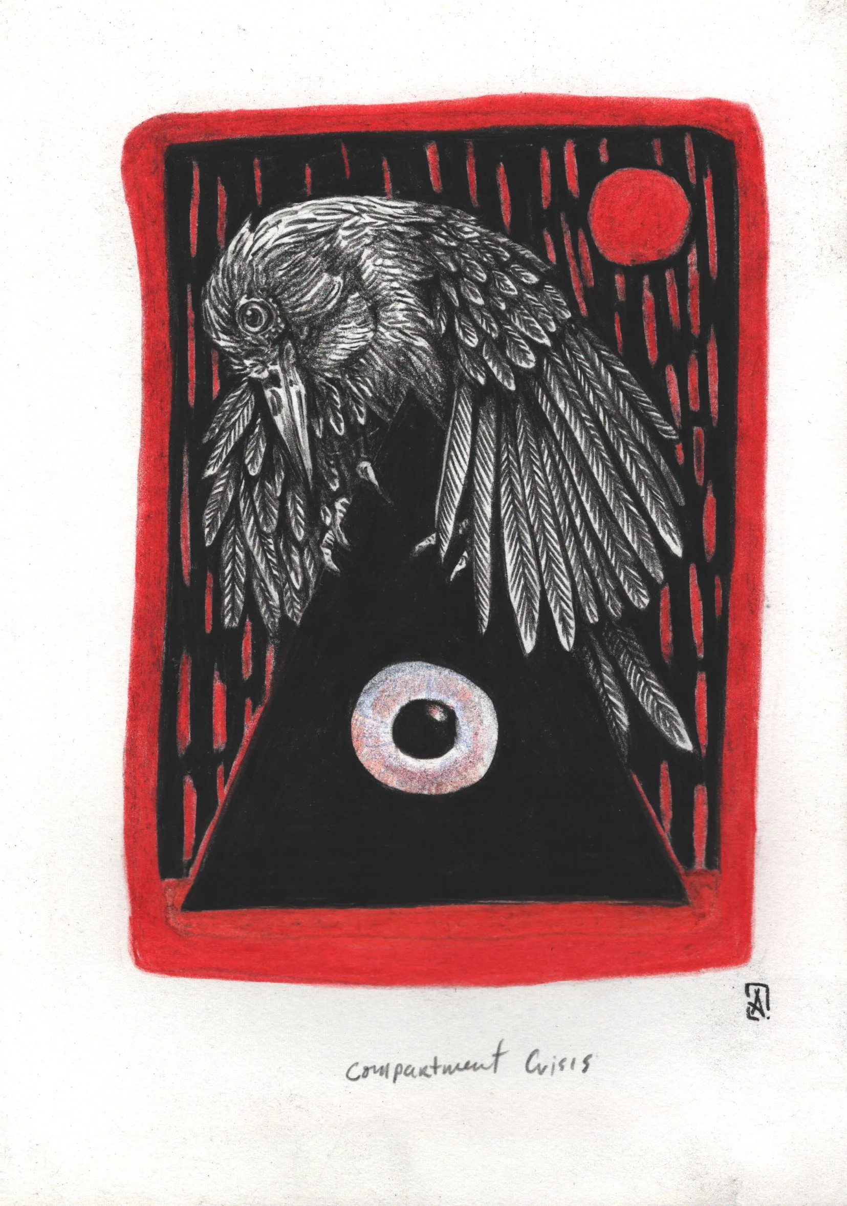 Rent's Due Print 5x7