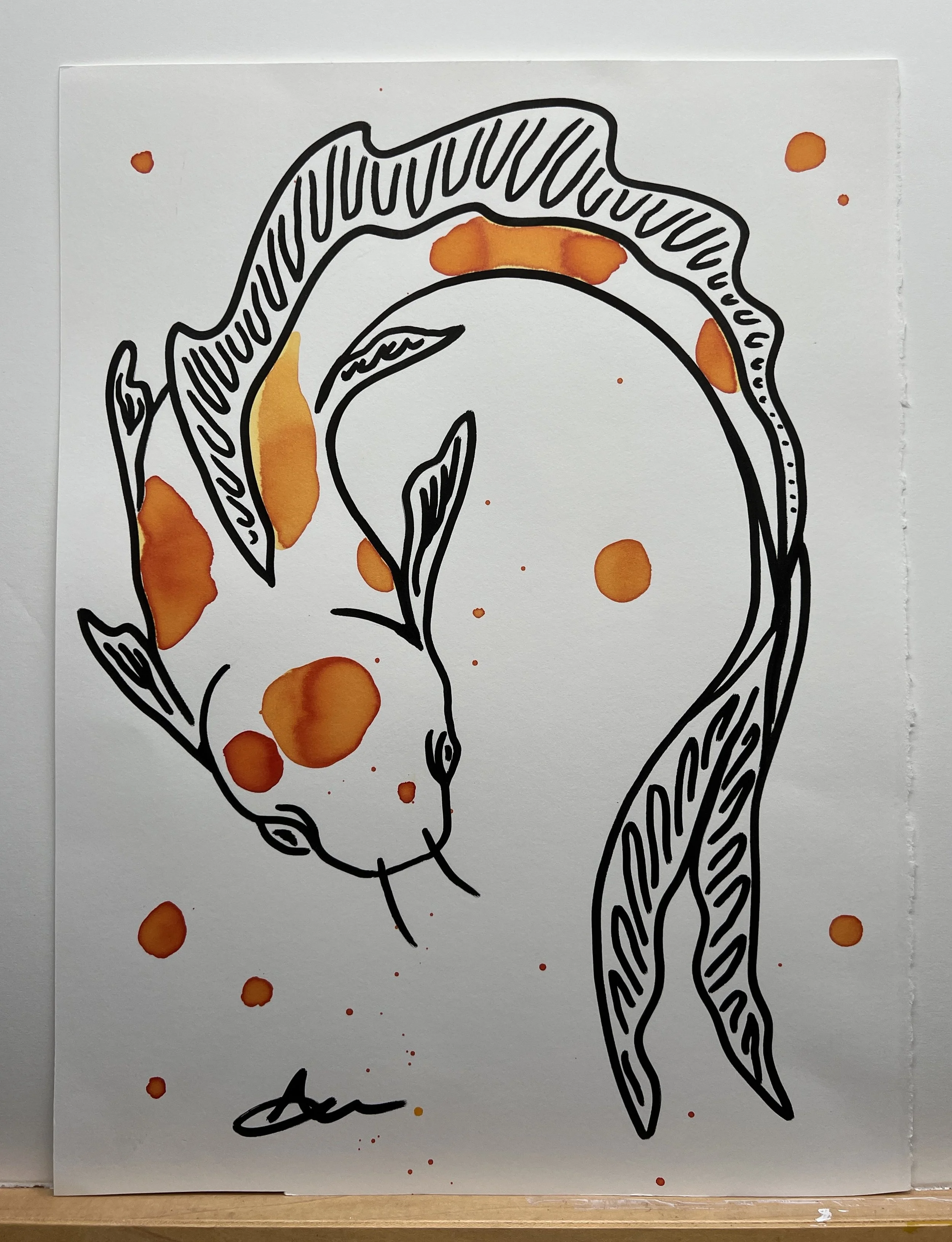 Koi and Ginkgo 8