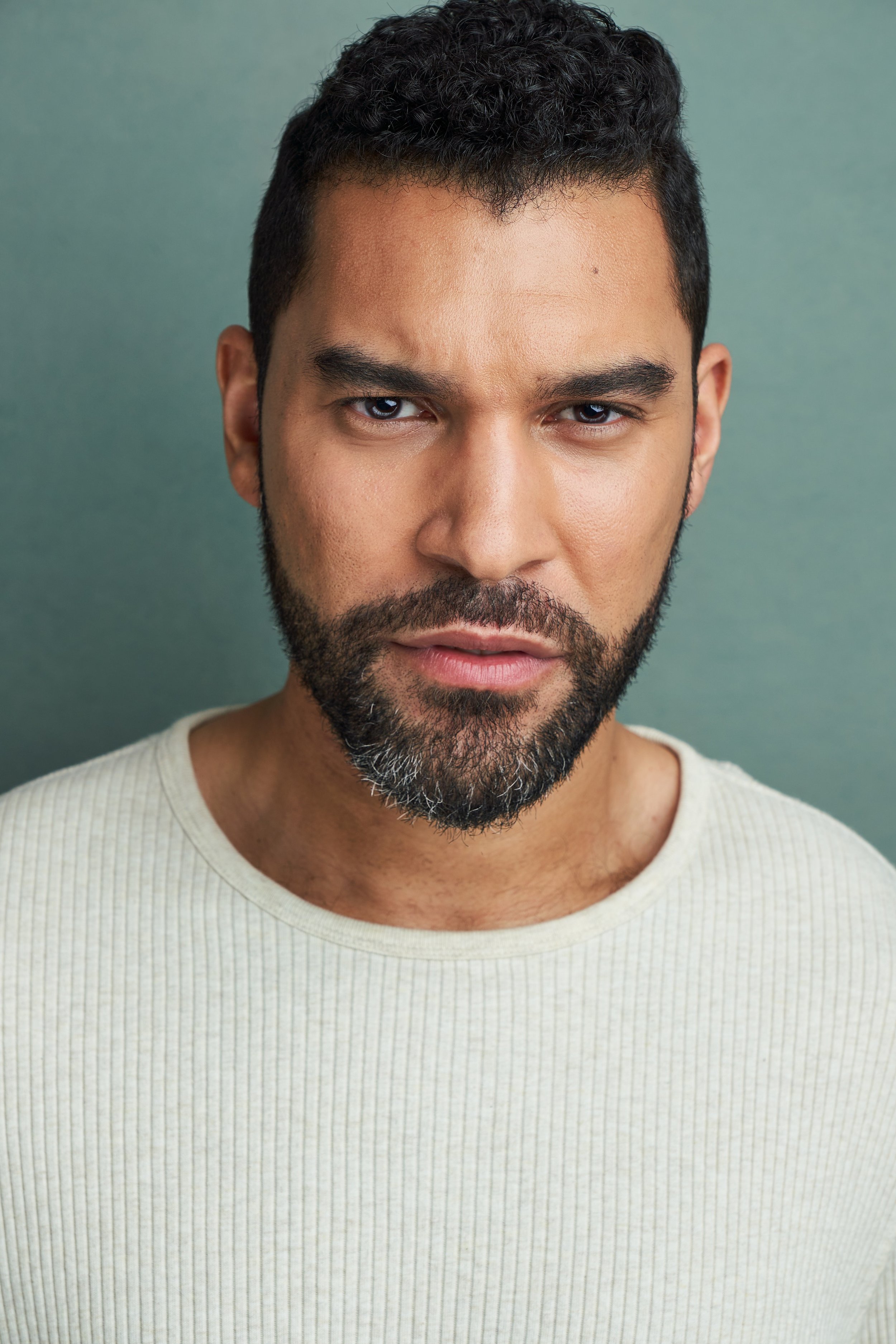 General Theatrical Headshot for Actor, Ulisses Gonsalves | HMUA - Anne-Marie Kennedy