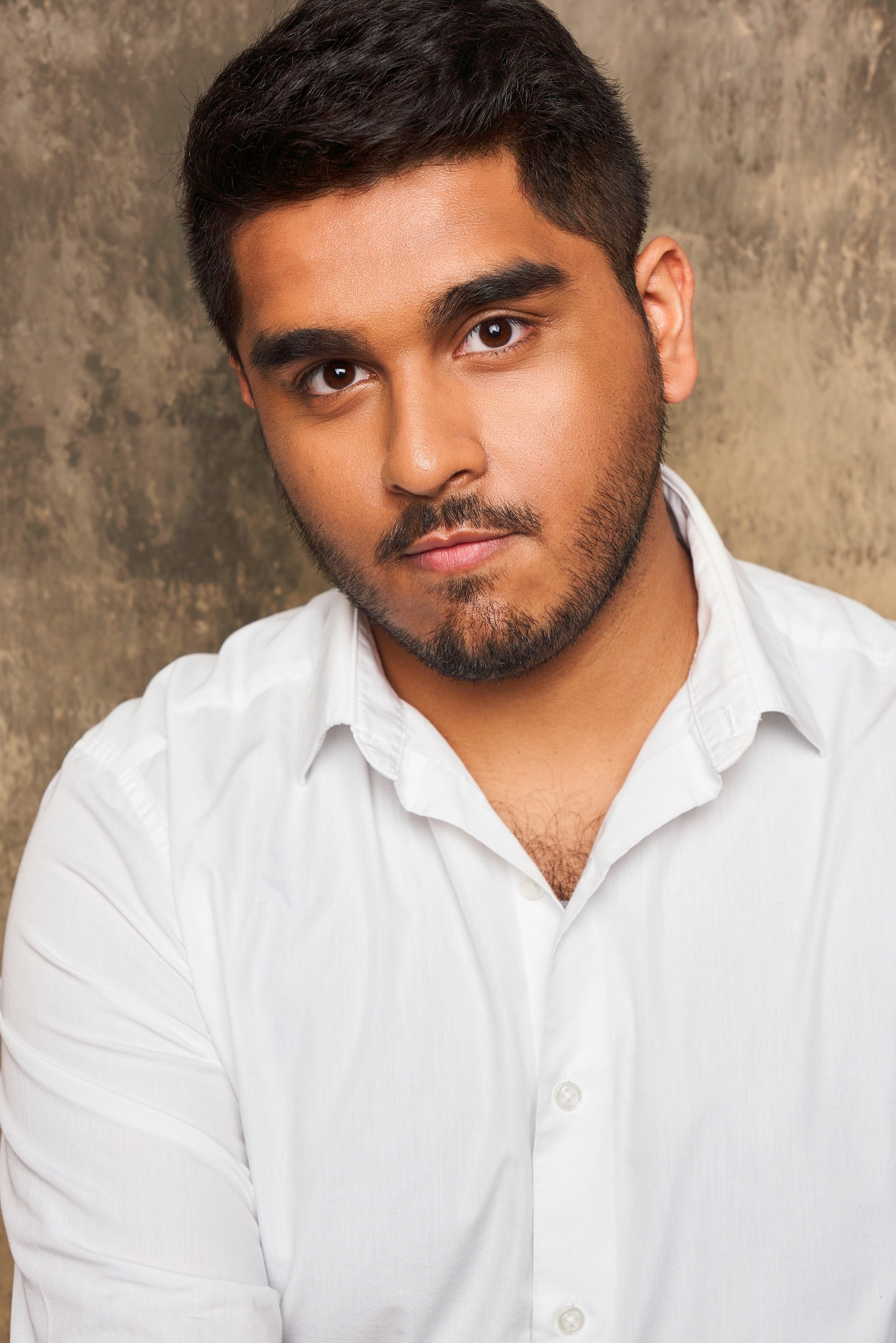 General Theatrical Headshot of Actor, Ali Bhamani | HMUA - Anne-Marie Kennedy