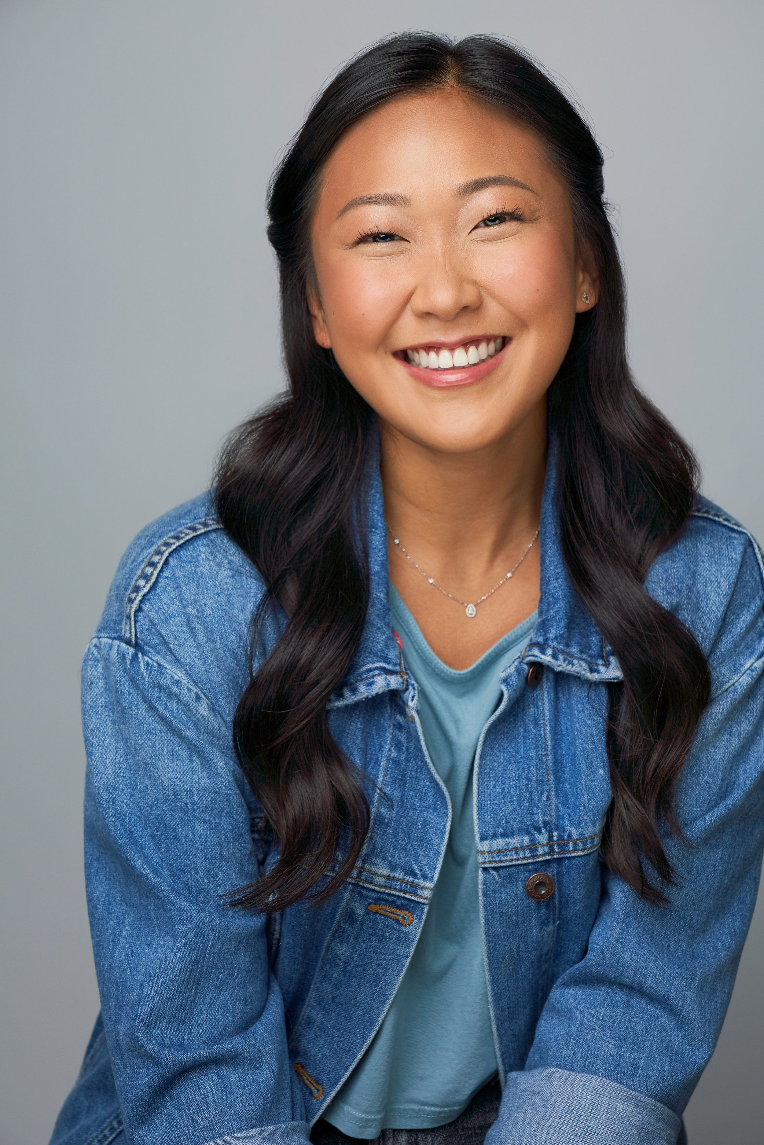 Commercial Headshot Look of Actor, Sora Yi | Hair and Makeup by Anne-Marie Kennedy