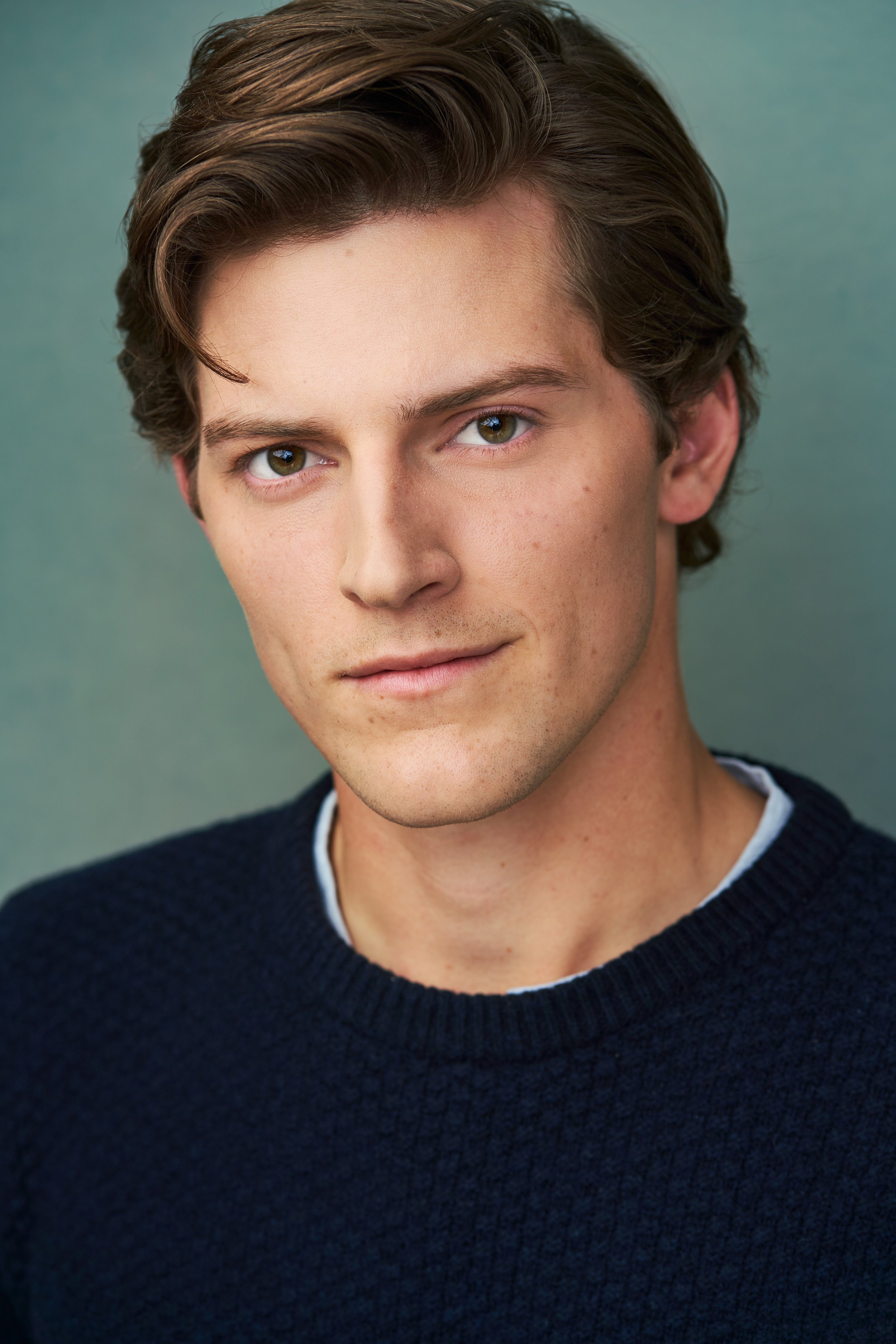 General Theatrical Headshot of Actor, Jack Underwood | Hair + Makeup by Emma Rumps