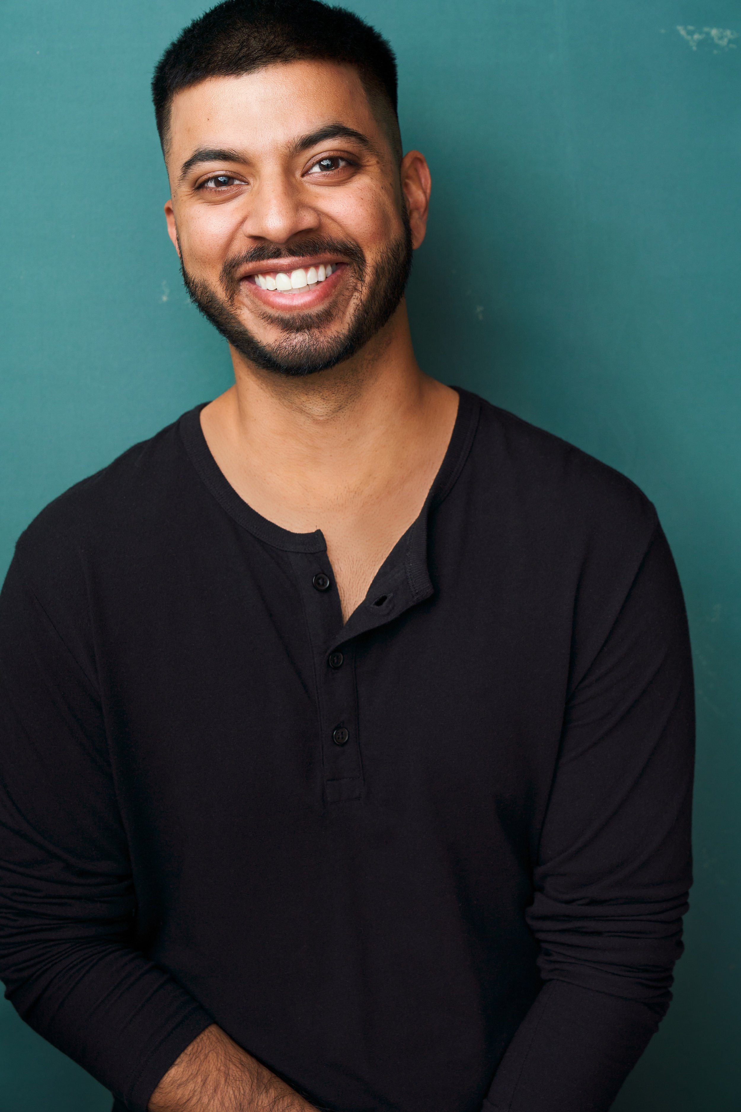 Commercial Headshot of Actor, Moses Das