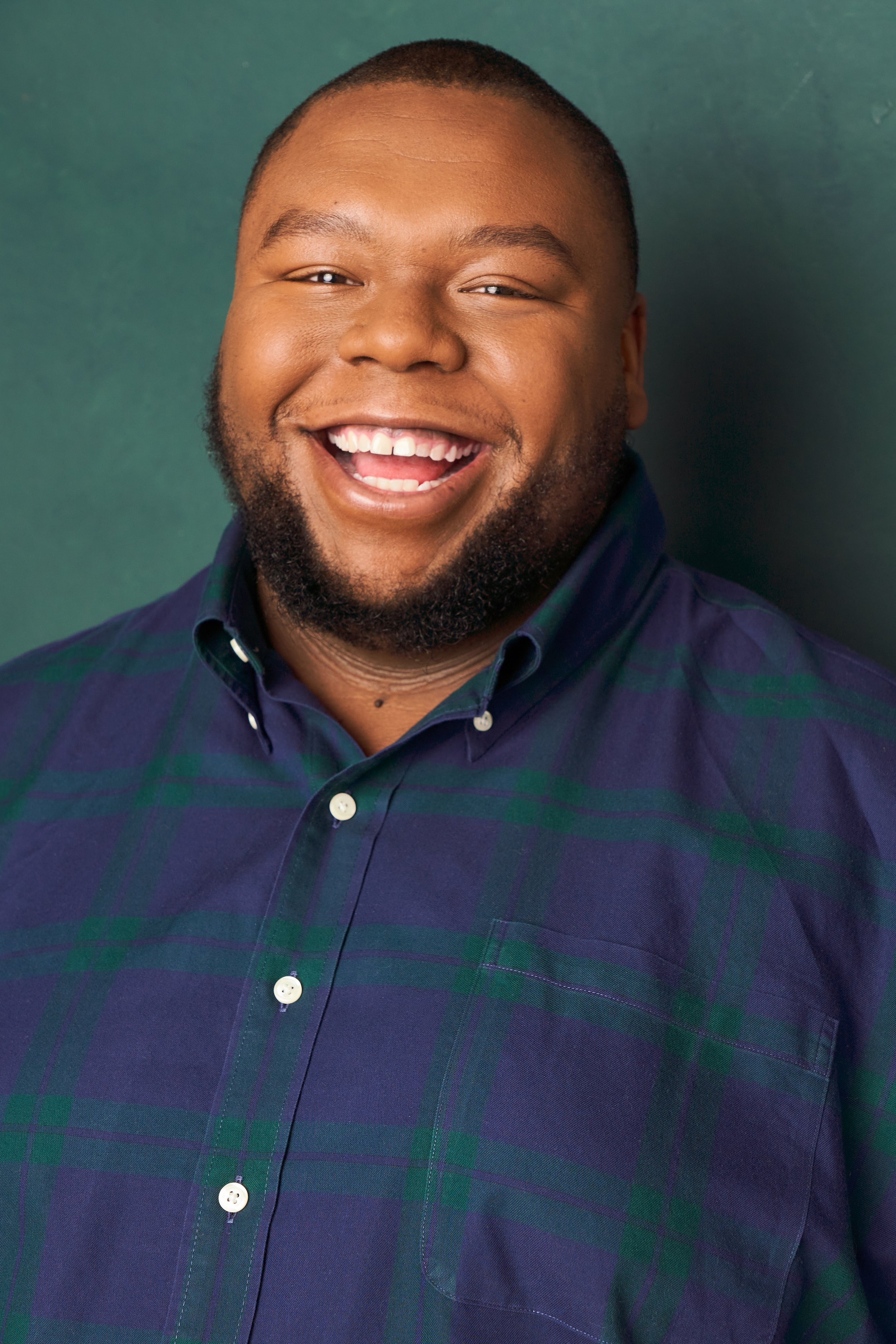 Commercial Headshot of Actor, Bakari Garvin | HMUA - Anne-Marie Kennedy