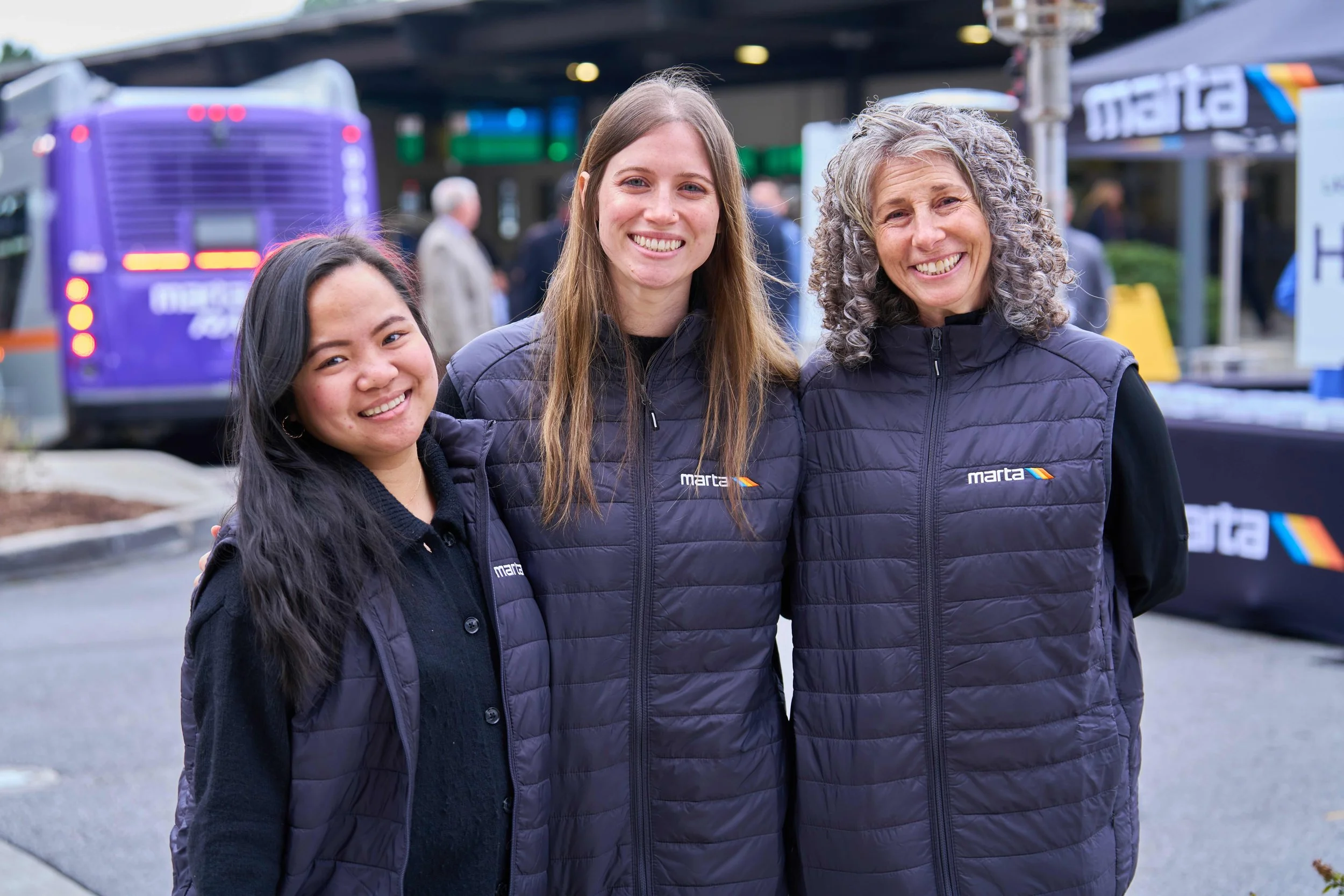 Group Shot at MARTA announcement event | Atlanta Event Photographer