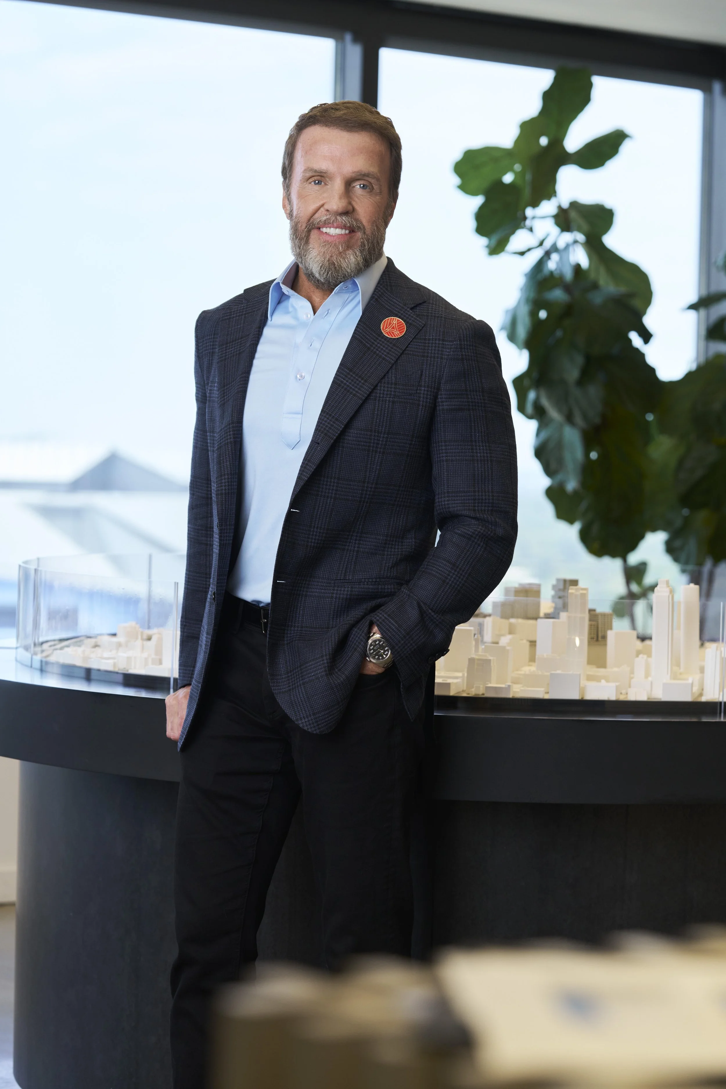 Portrait of Brian McGowan, CEO of Centennial Yards | HMUA by Anne-Marie Kennedy