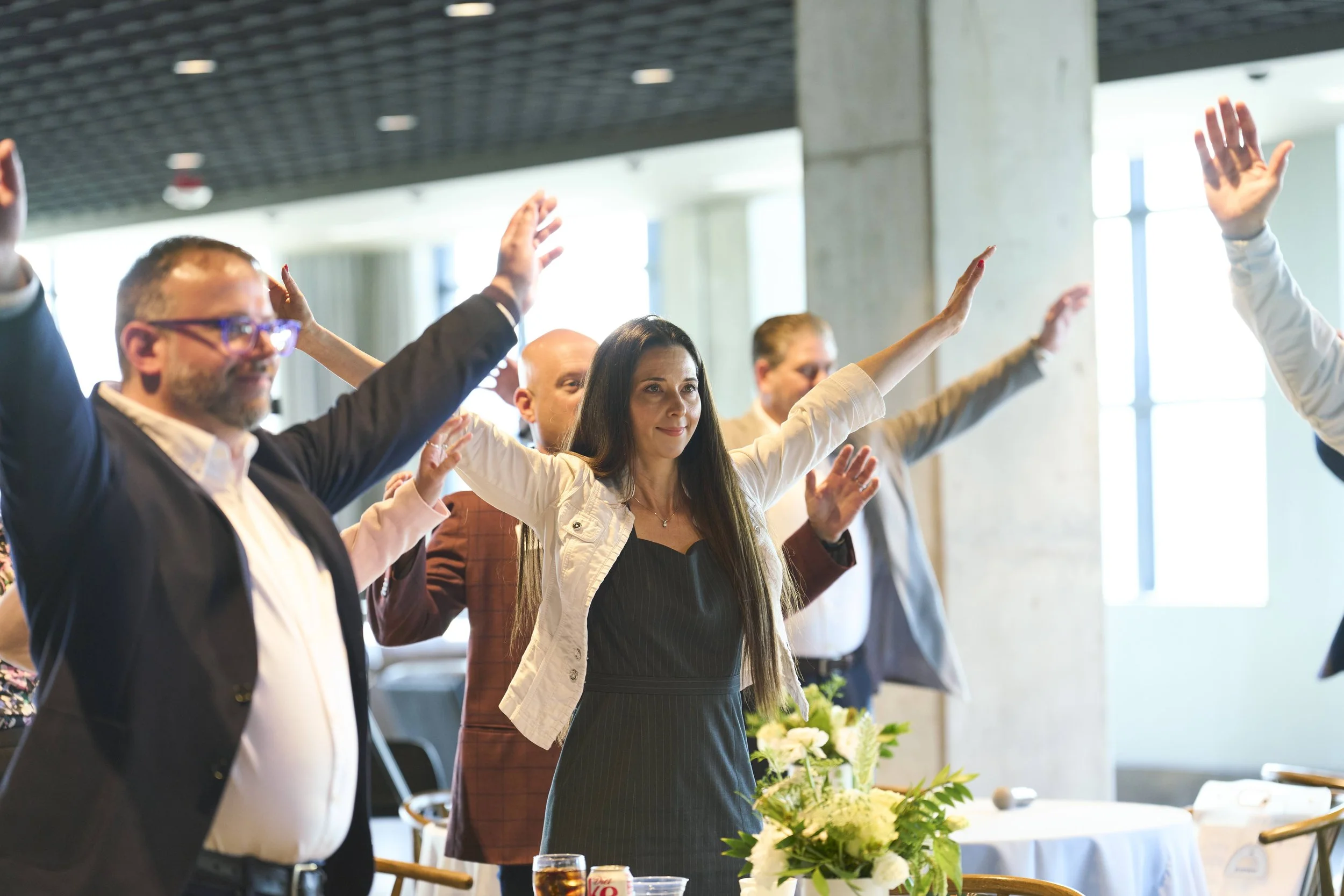 Warm-Up Exercise at Corporate Conference | Atlanta Event Photographer and Videographer