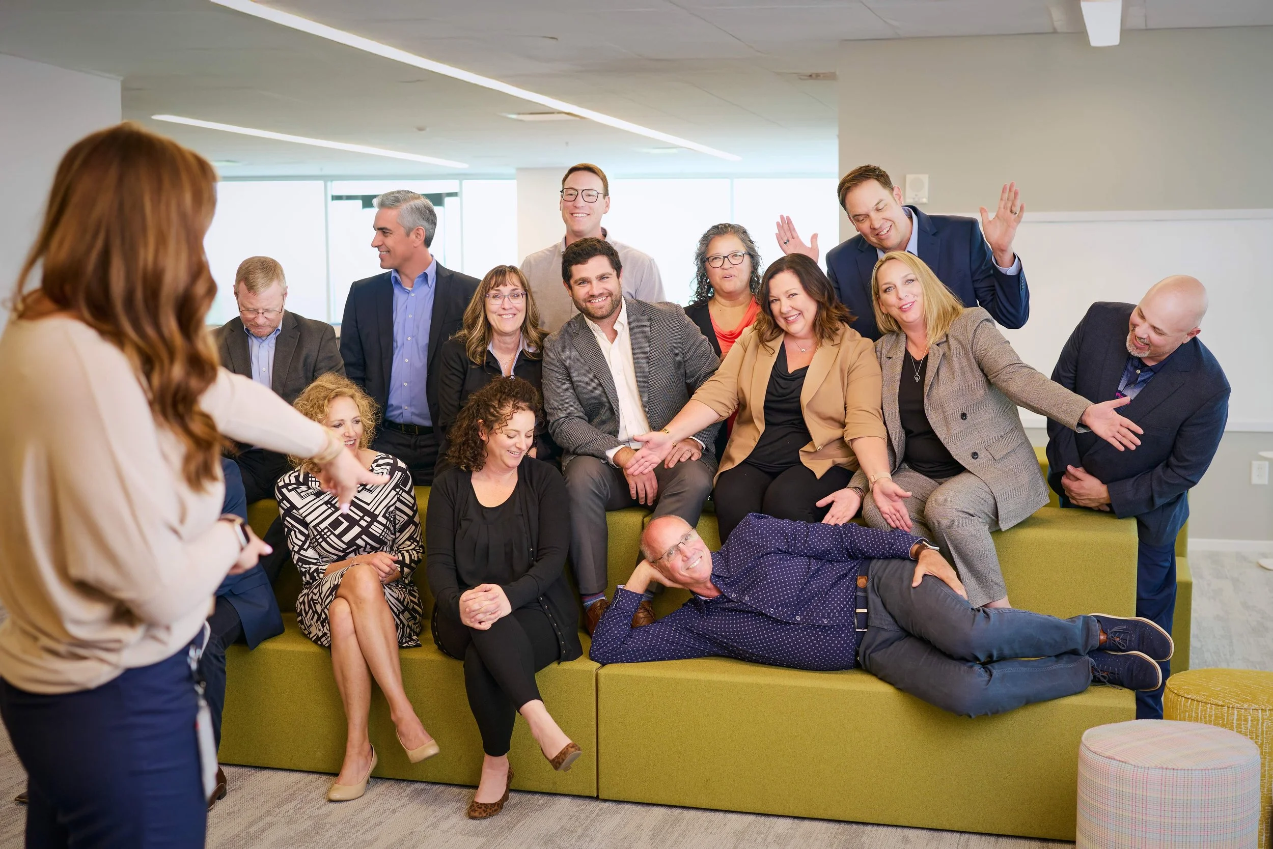 Group Outtake during a Headshot session in Atlanta, Georgia