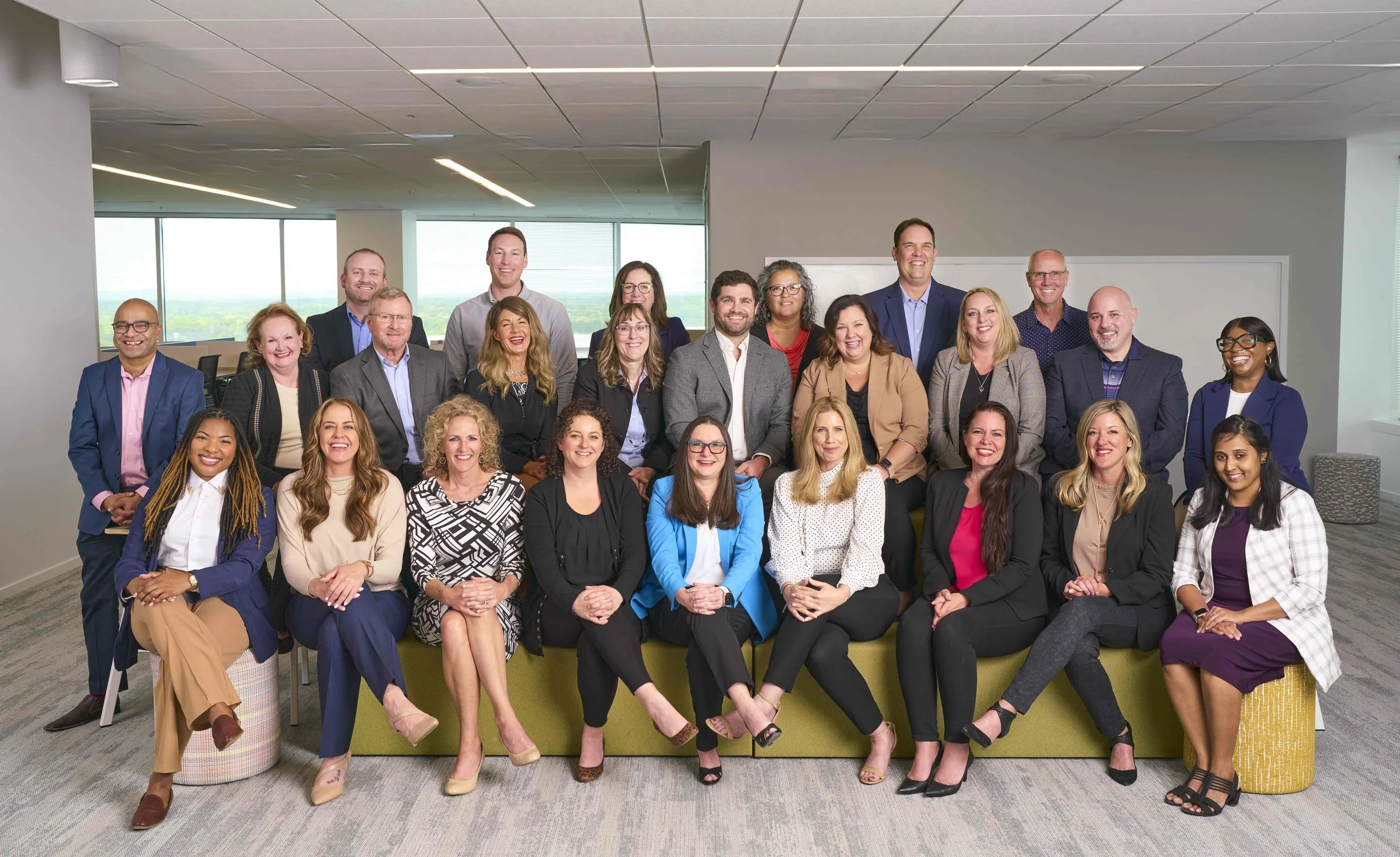Group Headshot at Merry Maids in West Midtown - Atlanta, Georgia Photographer
