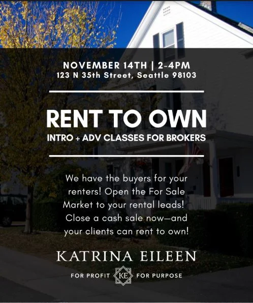 Rent To Own Classes for Brokers