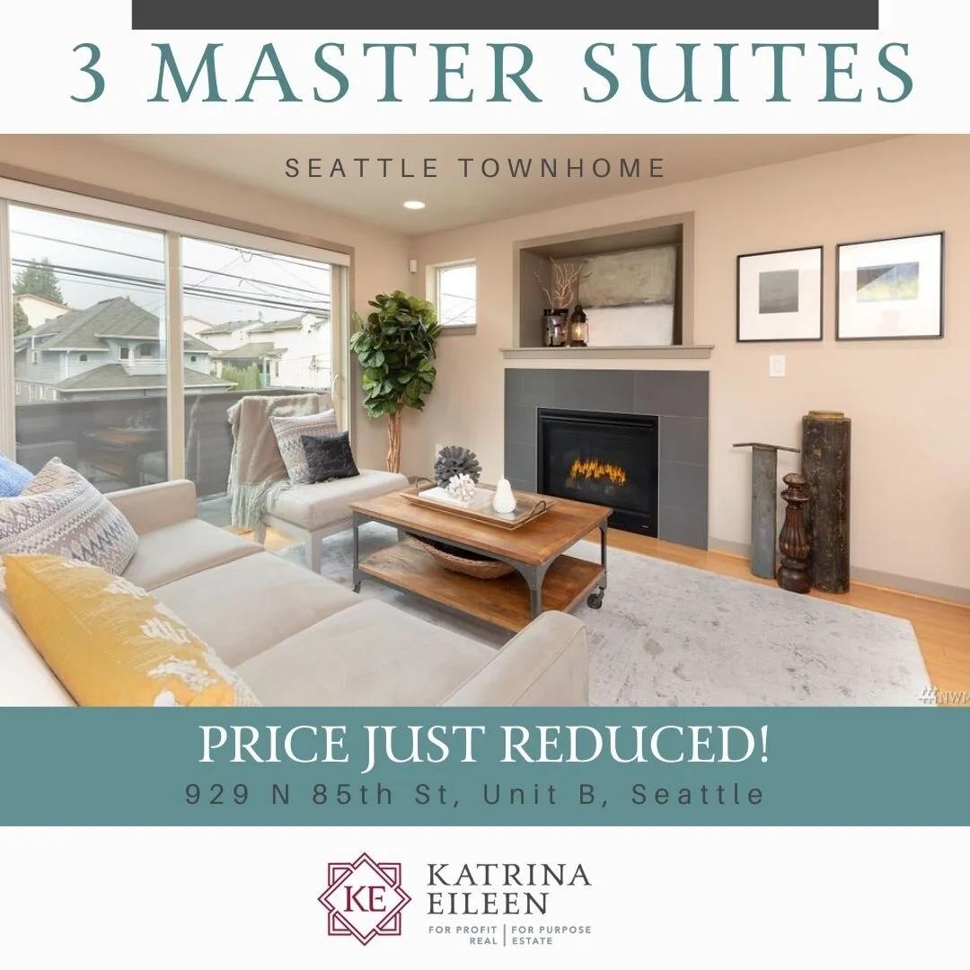 PRICE REDUCED! Town Home in Seattle's Greenwood Neighborhood