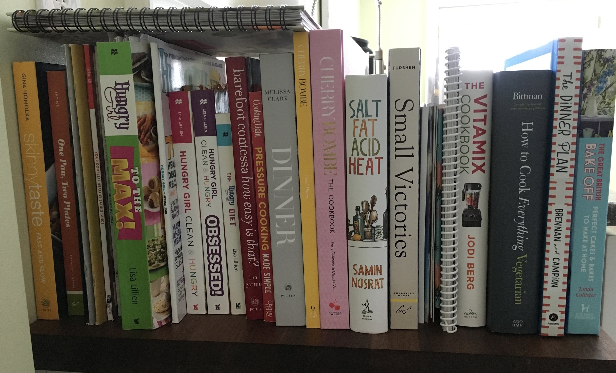 Cookbook shelf 1