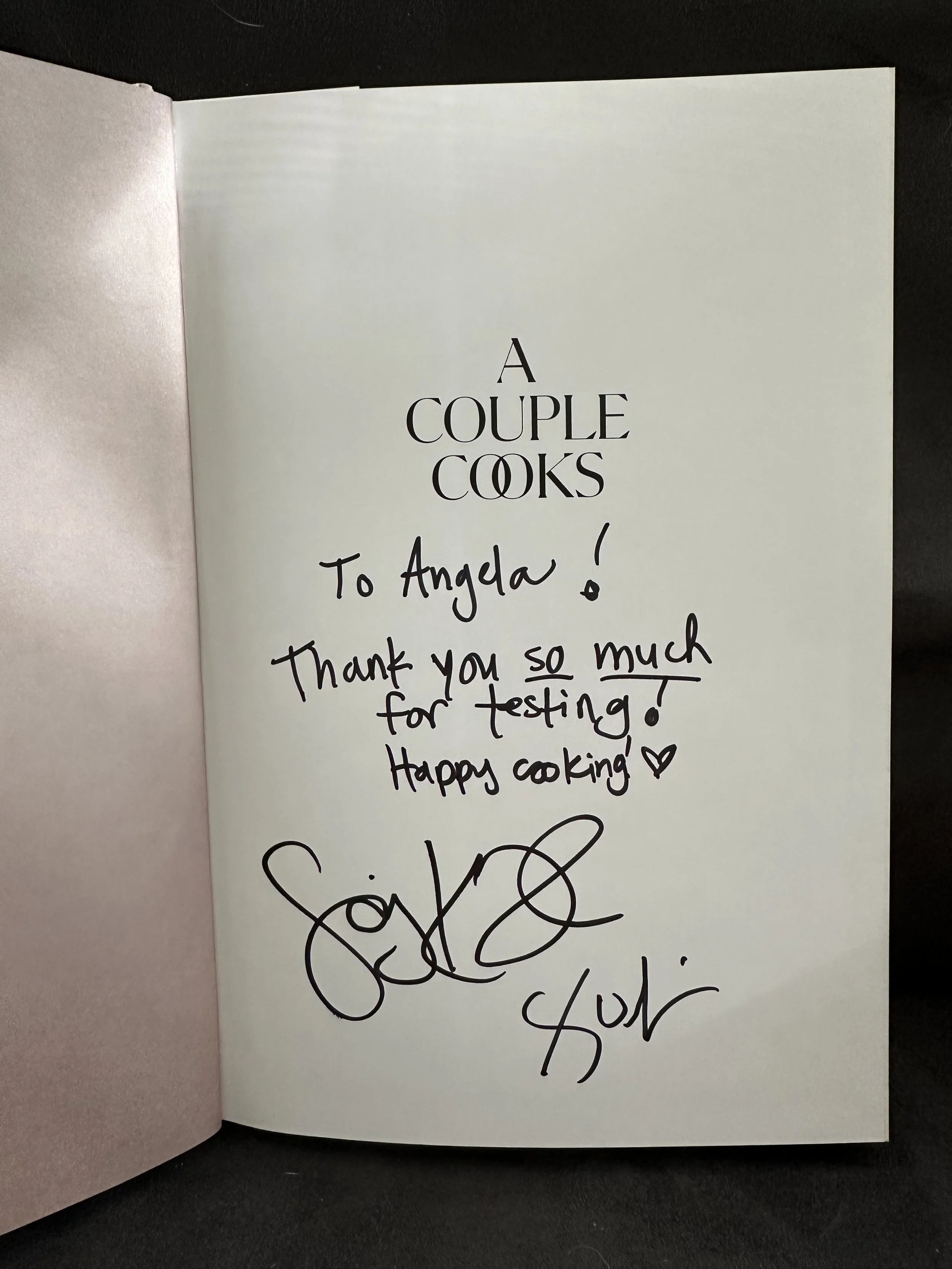 "A Couple Cooks" Cookbook Tester