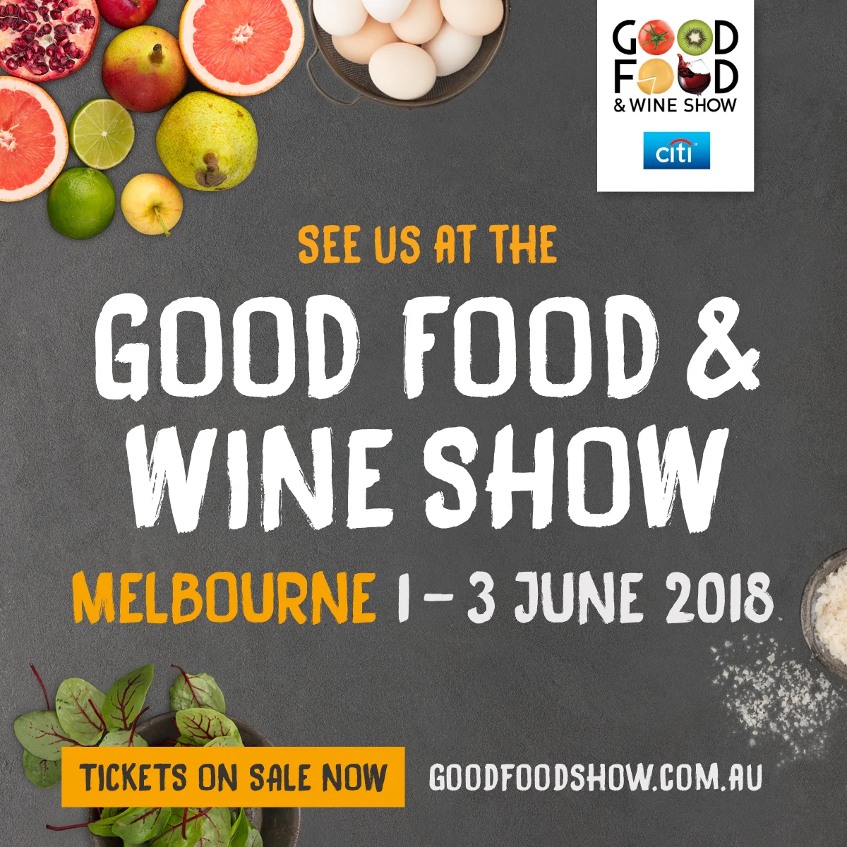 GOOD FOOD & WINE SHOW MELBOURNE 2018