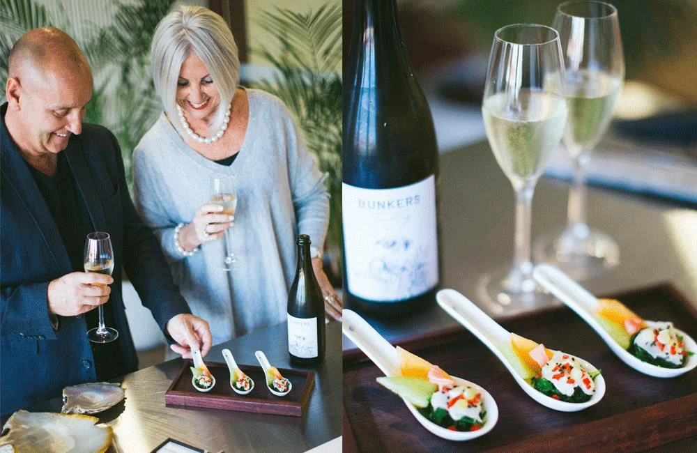 Enjoy our Bunkers Sparkling thanks to Willie Creek Pearls