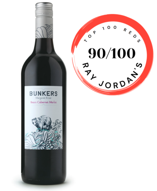 Bunkers Cabernet Merlot makes it into Ray Jordan's 'Top 100 Reds of 2021'