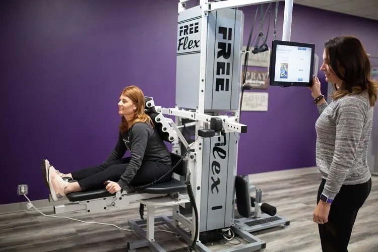 Did you know we have a STRETCH MACHINE?! 😱

Feeling sore or tight? Hop on our Free Flex Machine before or after your workout! This amazing machine will put you through a course of stretches that you will hold for 10, 20, or 30 seconds based on your 