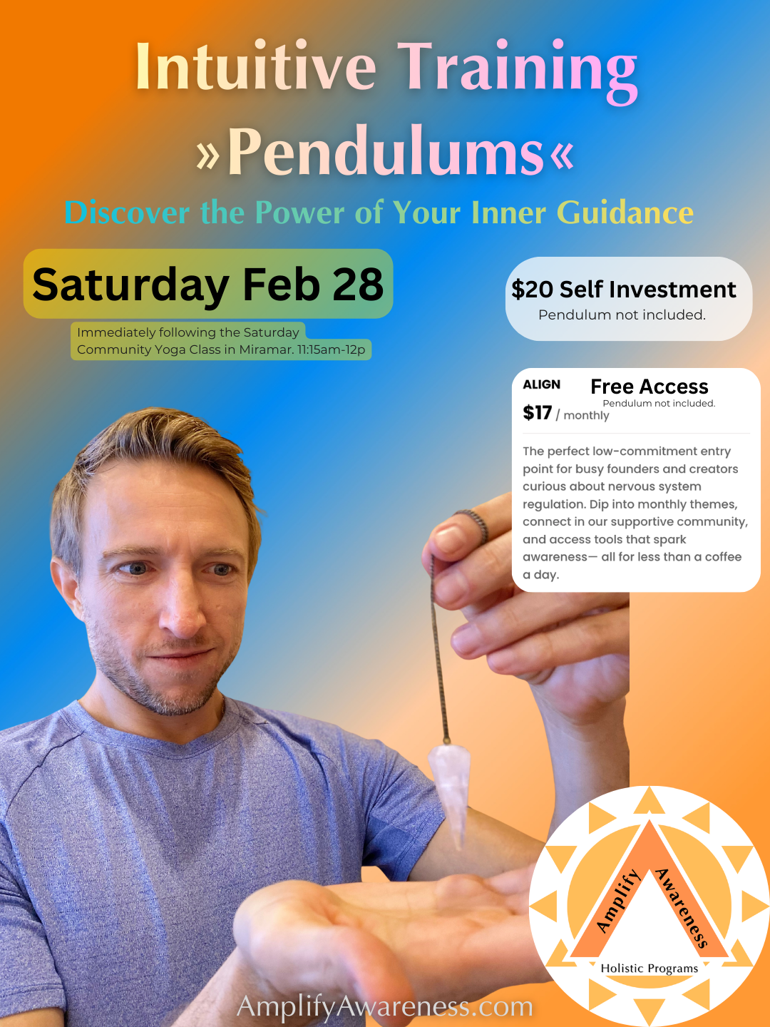 Intuitive Training: Pendulums