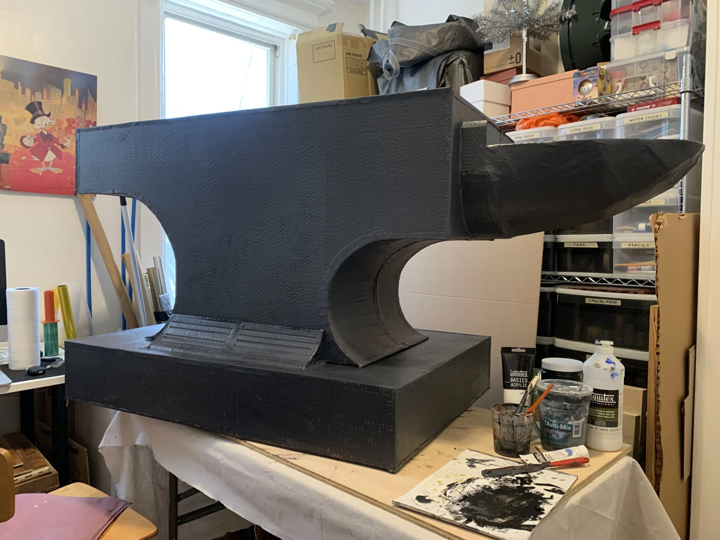 anvil painted in studio.JPG