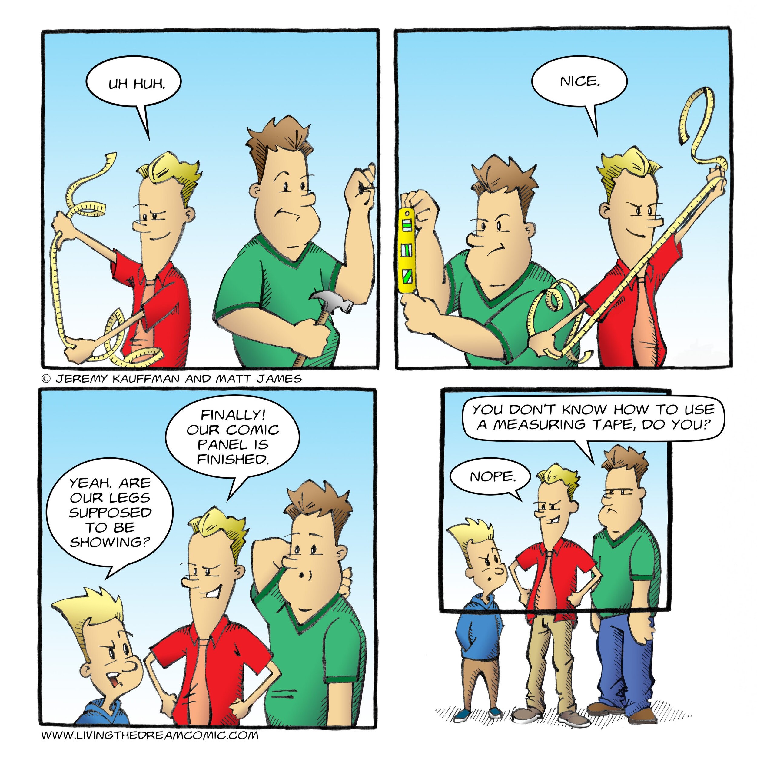 Under Construction — Living The Dream Comics