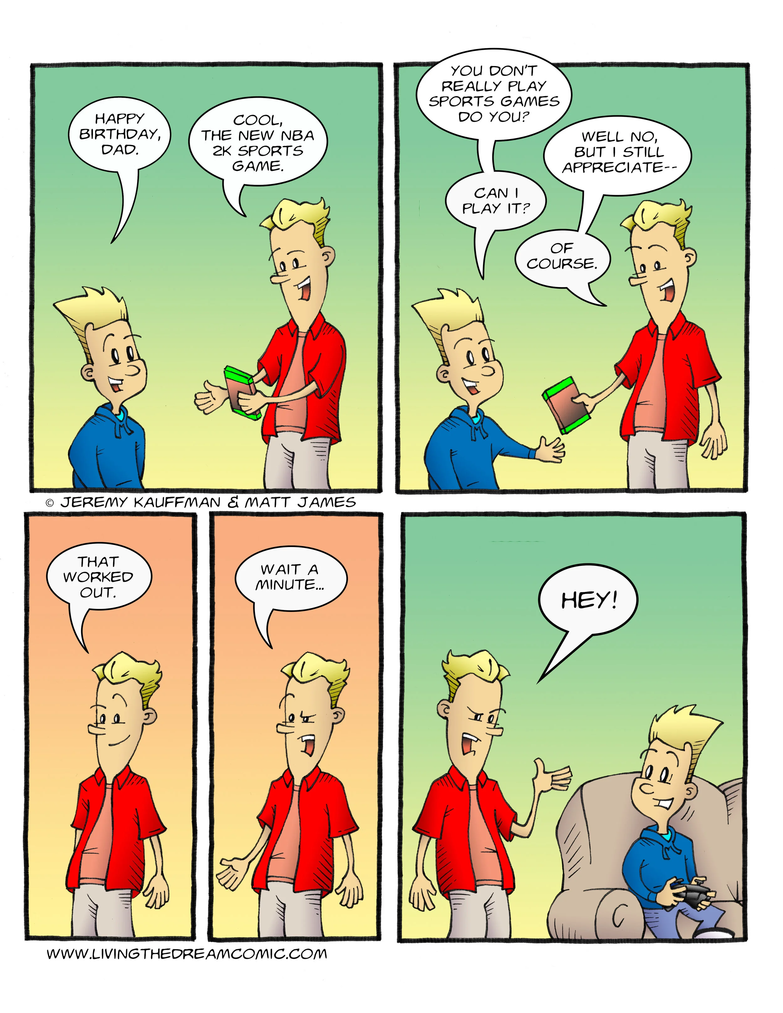 Happy Birthday — Living The Dream Comics