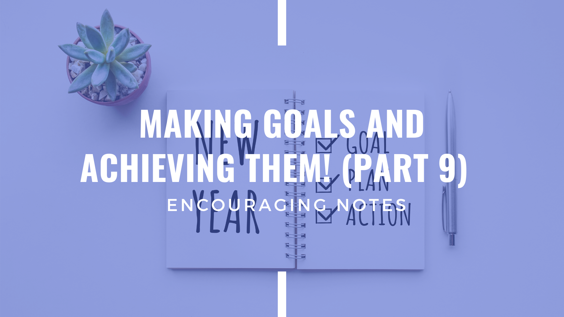 MAKING GOALS AND ACHIEVING THEM!&nbsp;(PART 9)&nbsp;&nbsp;&nbsp;