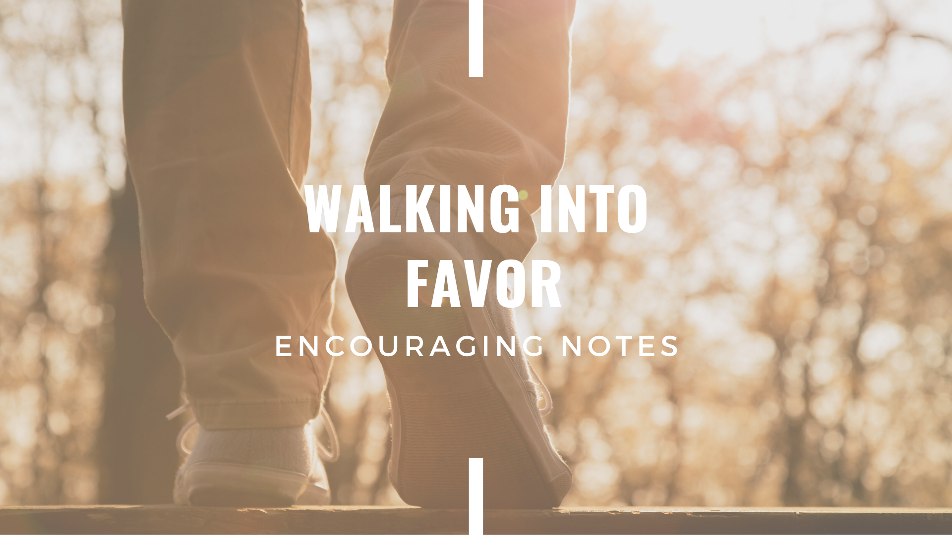 WALKING INTO FAVOR&nbsp;