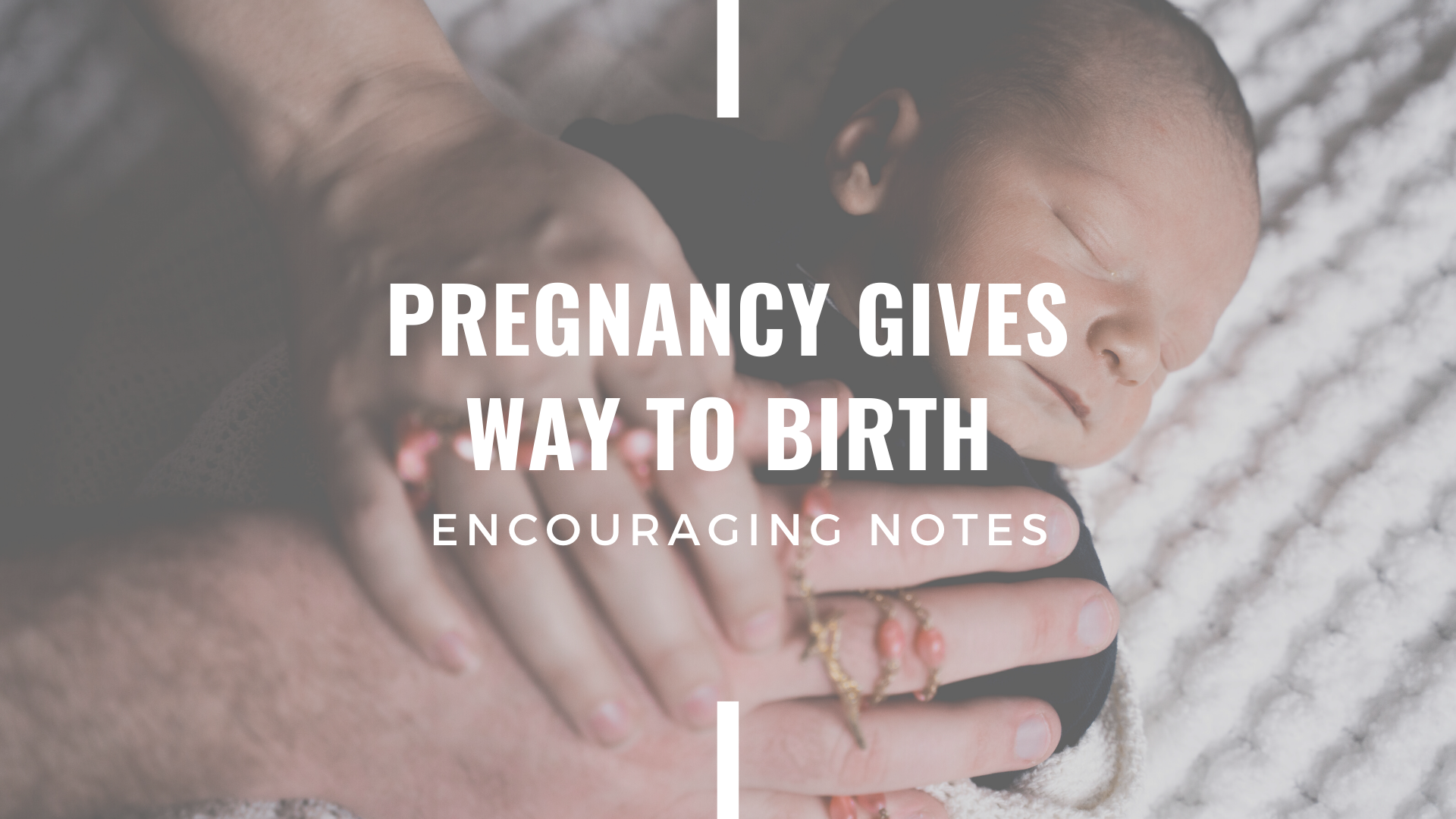 PREGNANCY GIVES WAY TO BIRTH 