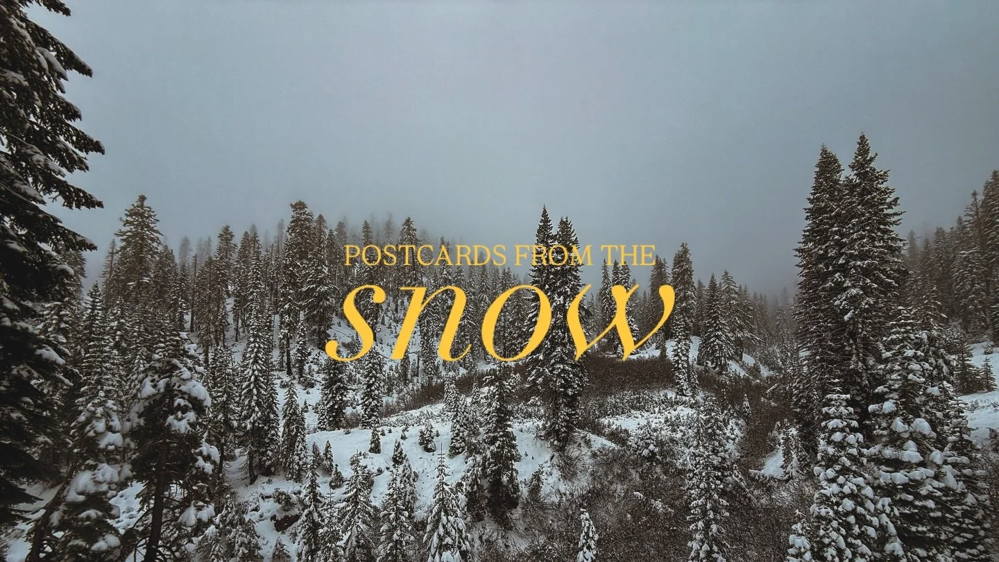 Snowy vistas and cozy lodges in and around Lassen Volcanic National Park ❄️