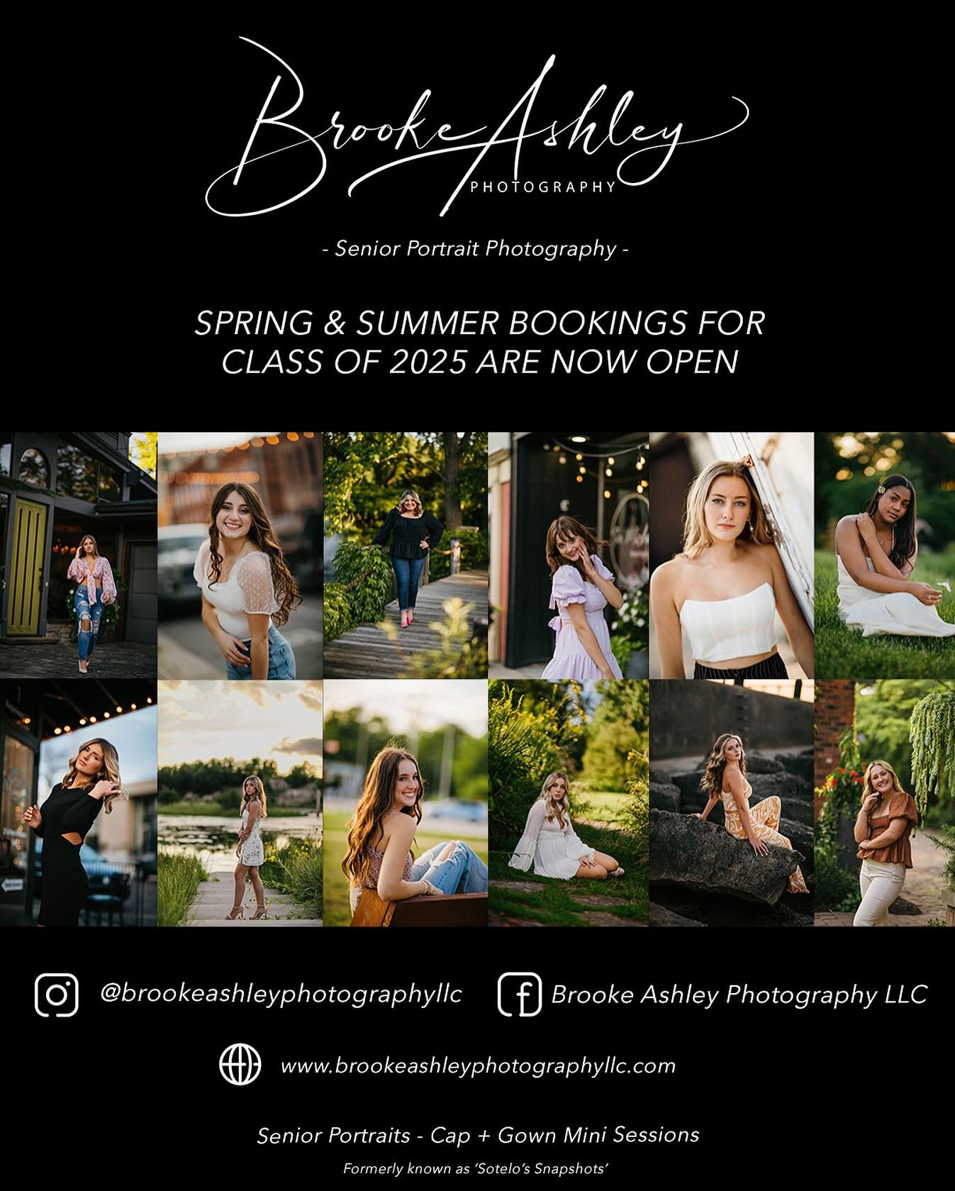 My spring + summer bookings are officially open! 🤍 I am so excited to see what being back to full time brings to my business&hellip; also, new packages are available and my website is finalized! So excited to see who books this year and what we will