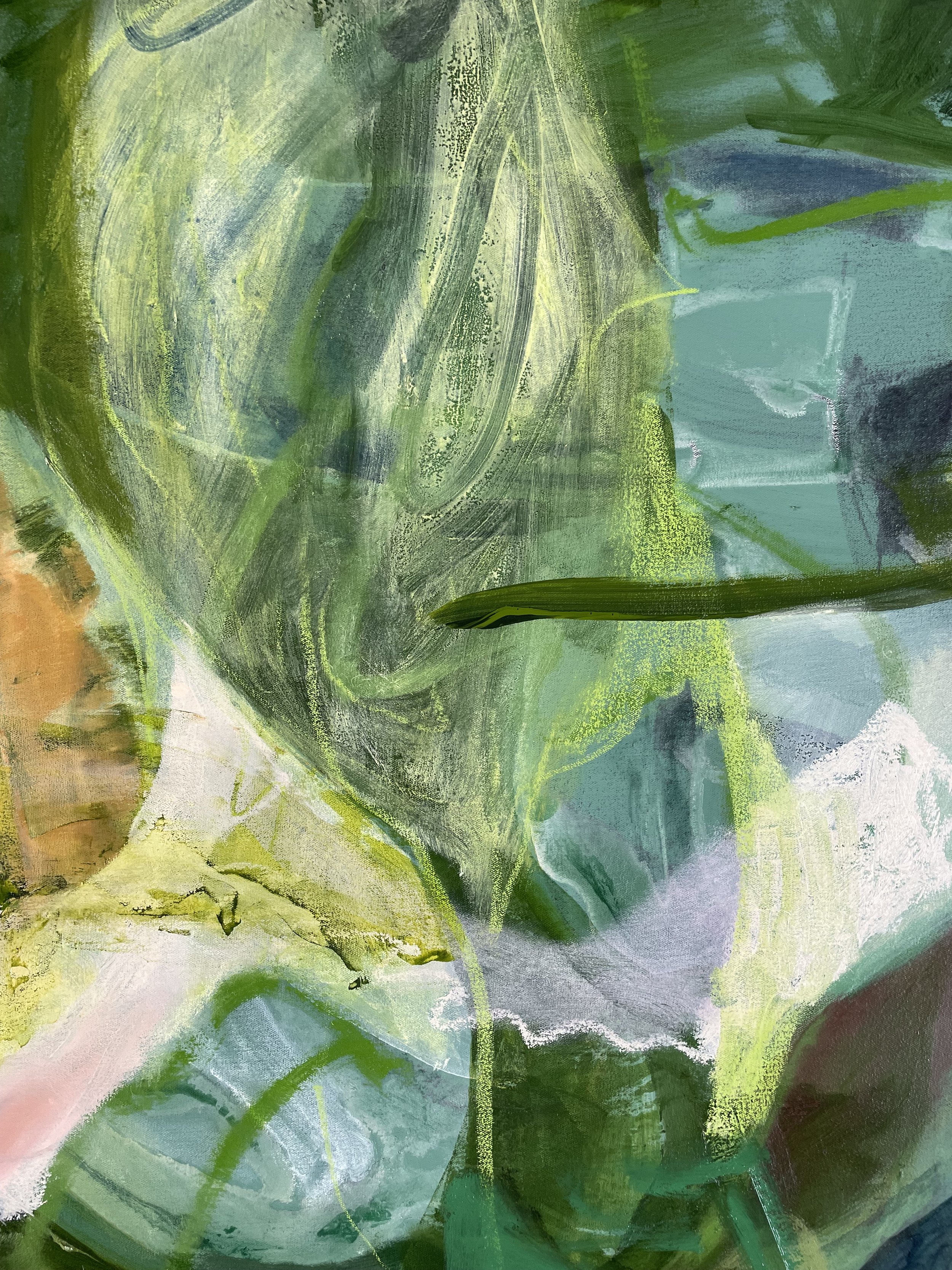 Detail of large green painting in progress.jpeg