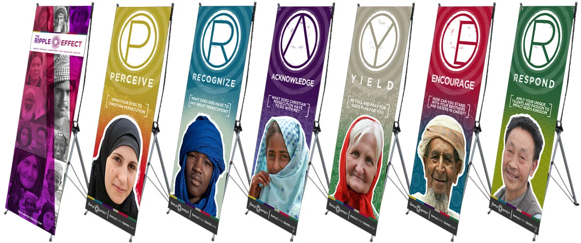 2’ x 5’ Banners for churches to display on Sundays during the 6-week campaign