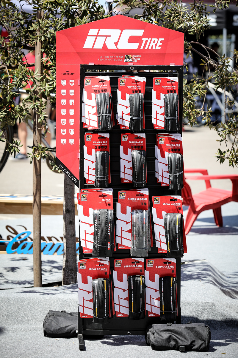 A product display created for use at events shows the visual punch of the new packaging.