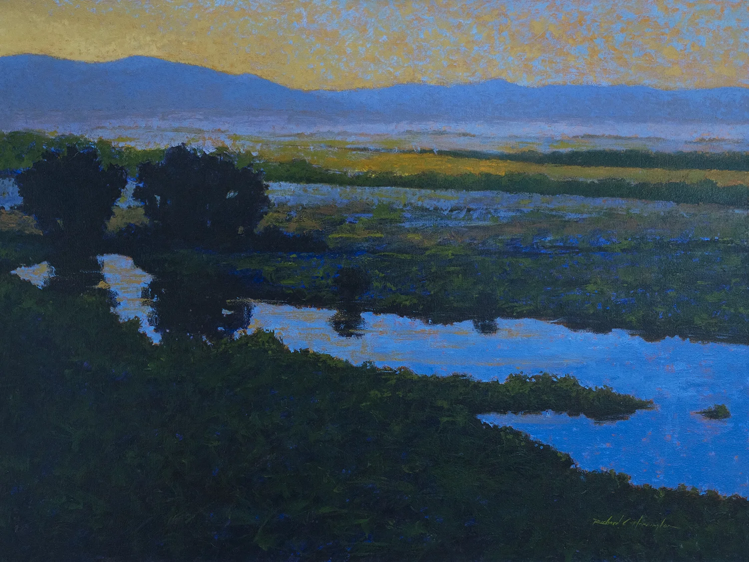 Silver Creek V, 42 x 56 inches, oil on canvas.&nbsp;Available through the artist.