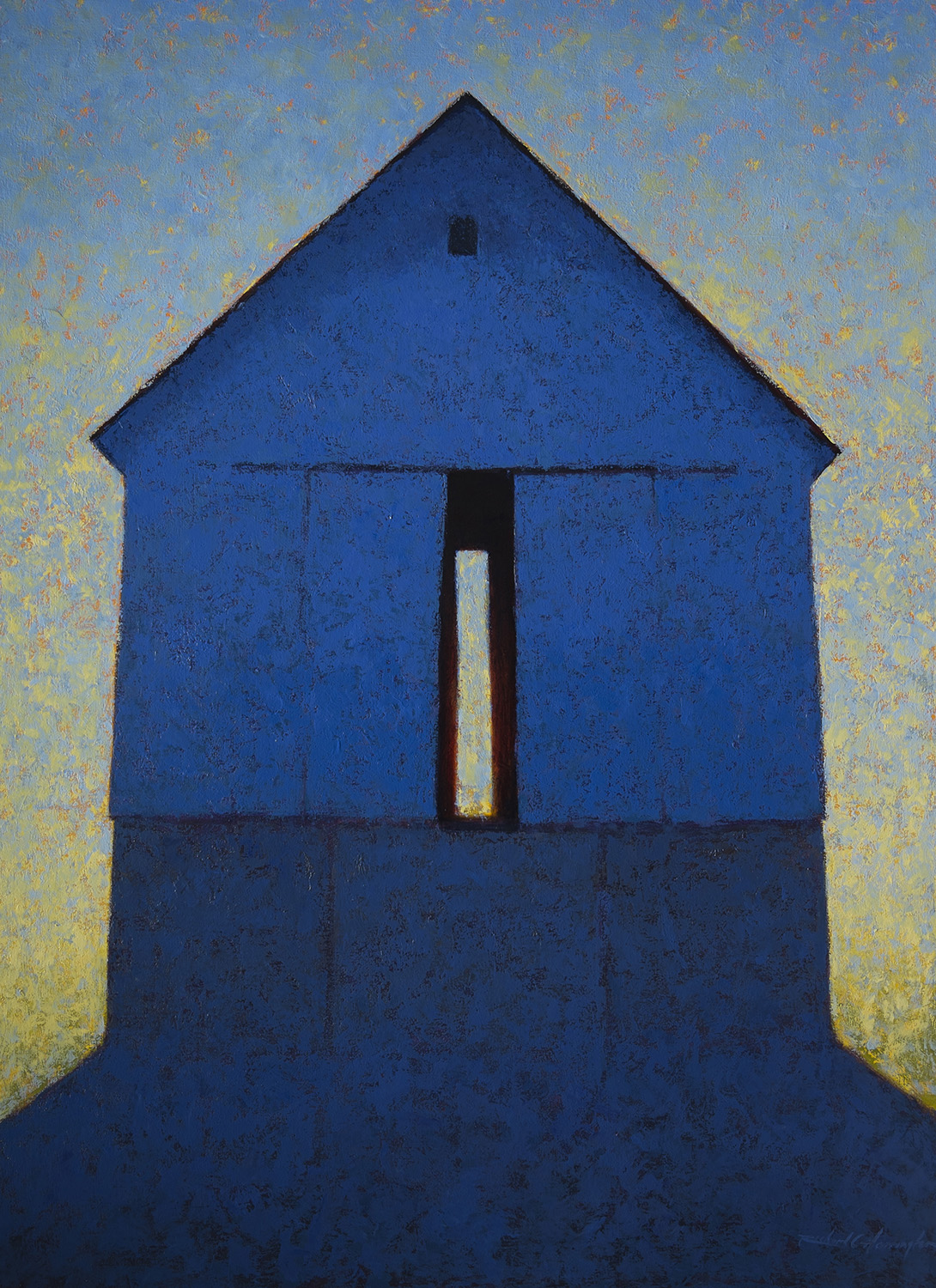 Lee's Barn, 66 x 48 inches, oil on canvas. Available through Xanadu Gallery.