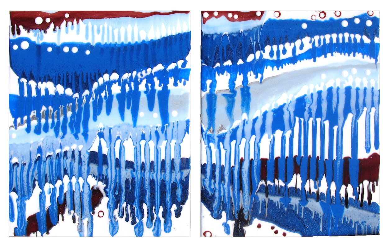 HYPERDOCIA 1 - 16” x 20” each (diptych)