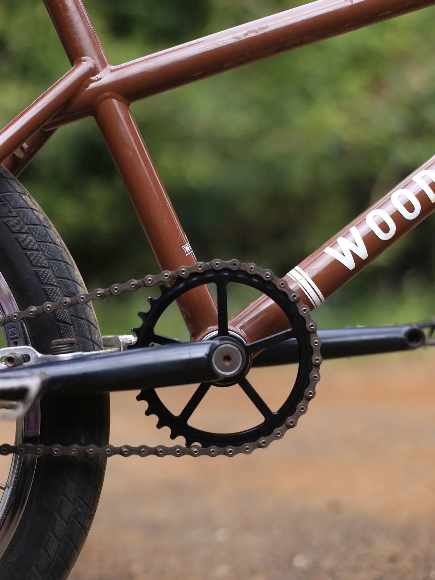 The un-named sprocket.
34 tooth goodness machined from 7075 aluminium utilizing the lovely Profile BMX universal insert system. This one is spline drive only, available with inserts to suit 19 or 22mm spindles.
We’ve been working on our param