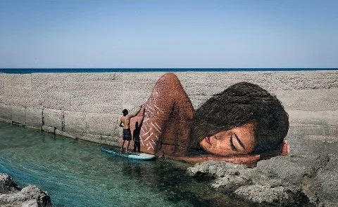 'Olu Mural by Hula in South Italy