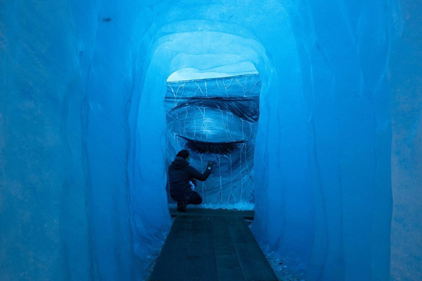 Working in the depths of a glacier with @amivitale @lavazzaofficial
-
Check out my profile link to learn more about Switzerland&rsquo;s Rhone Glacier and their actions to slow down the loss of ice each year