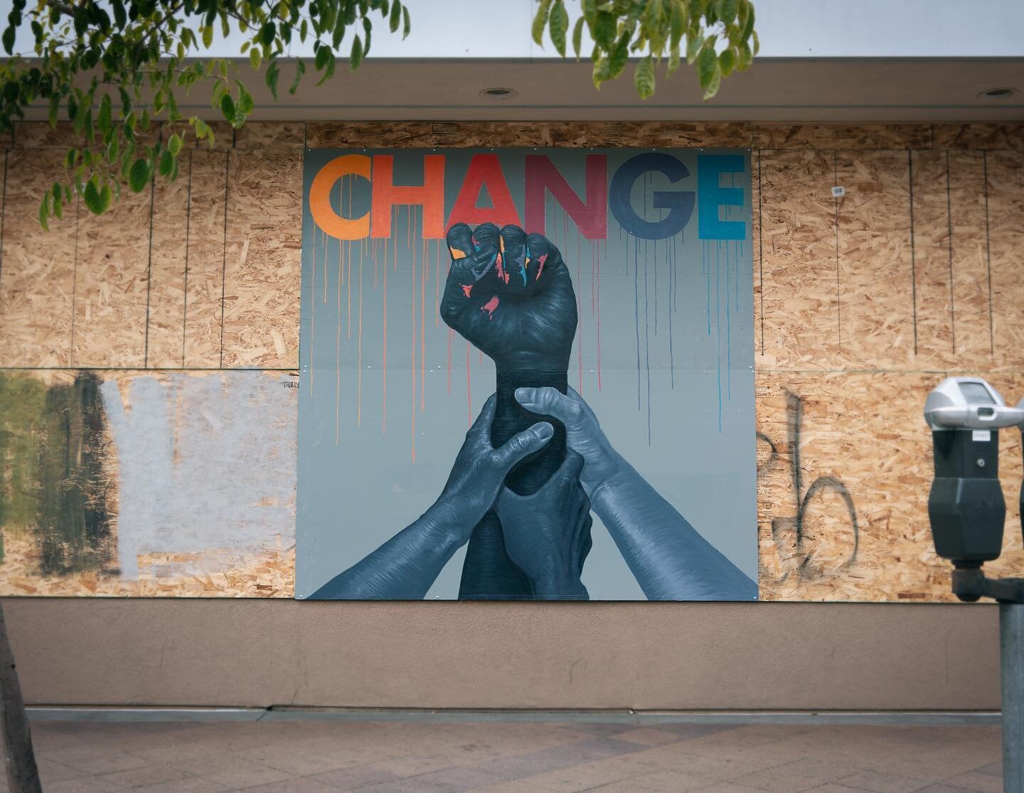 CHANGE mural I painted a few months ago supporting the ongoing protests and conversations trying to solve these complicated issues.
Free artwork downloads available for this piece available(link in description)