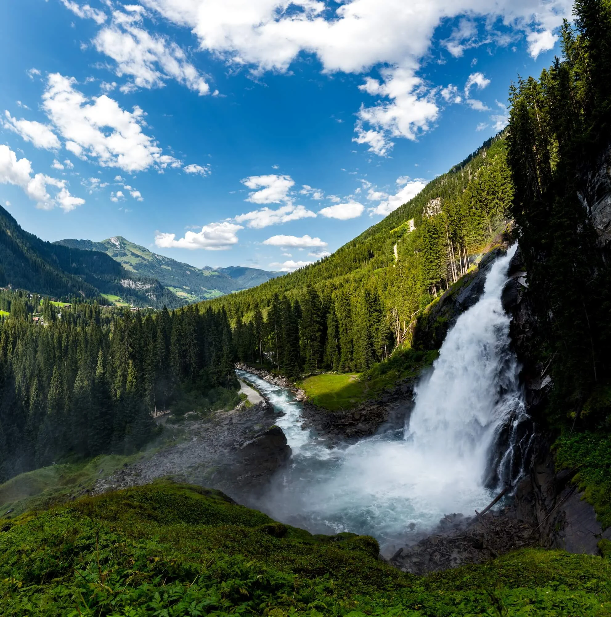 מפלי קרימל, אוסטריה - Krimml waterfalls, Austria