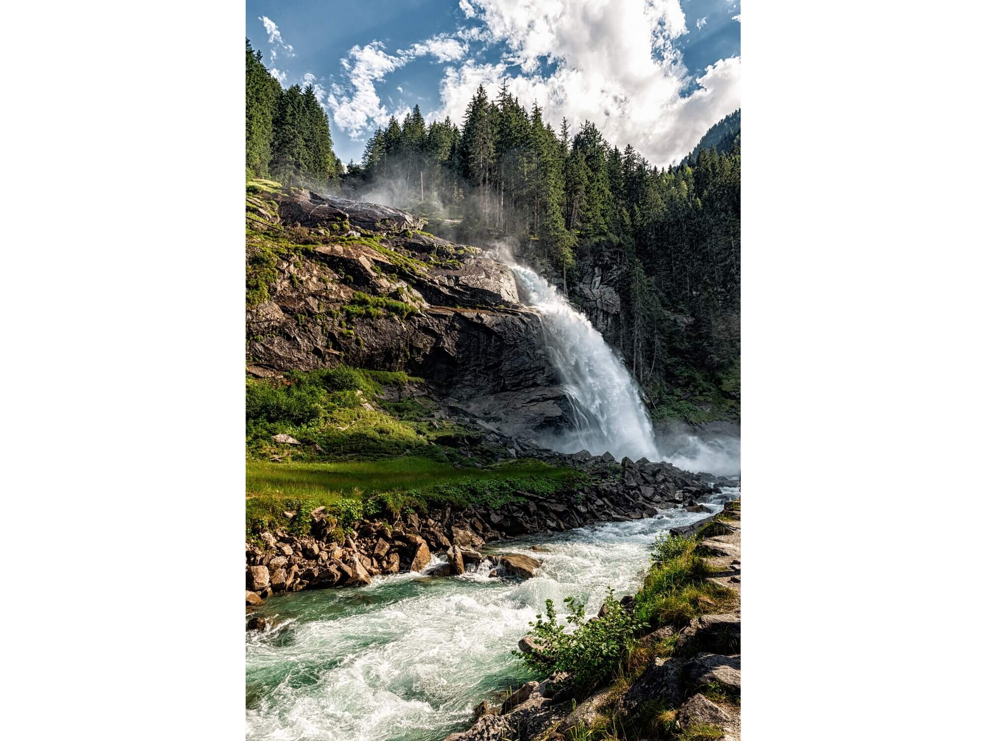 מפלי קרימל, אוסטריה - Krimml waterfalls, Austria 