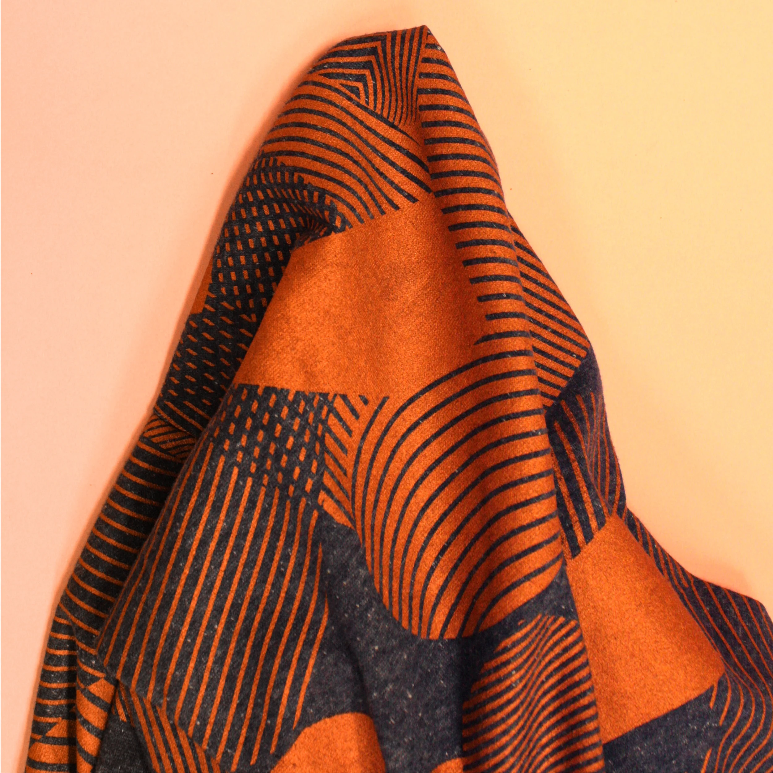 Offcuts: Copper Dotdotdashdash on Navy