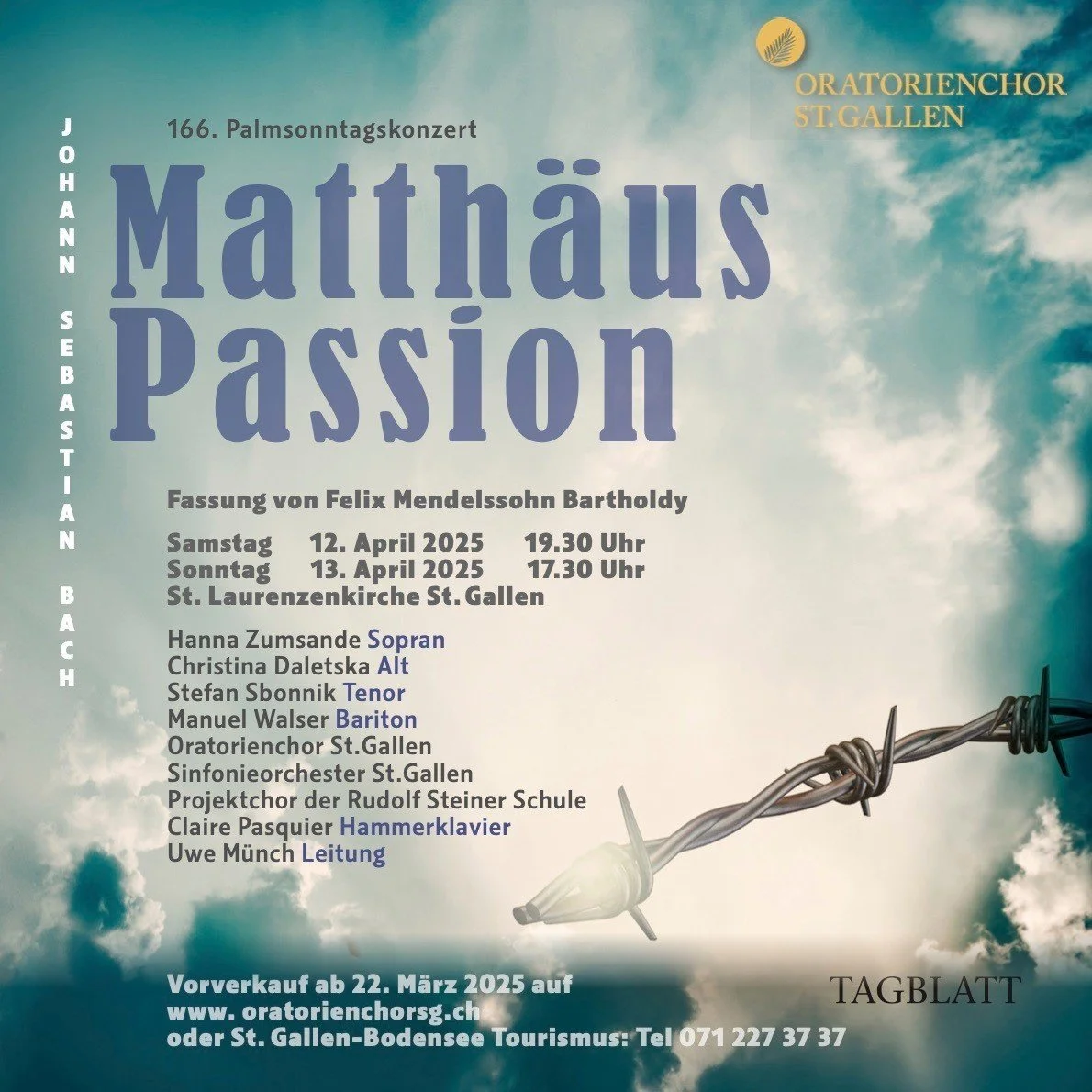 Matthäus-Passion mit Projekt-Kinderchor der RSS St.Gallen
