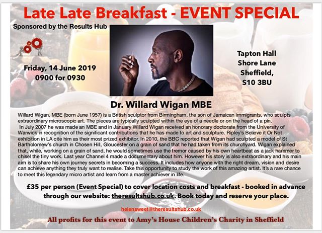 The late late breakfast is hosting a special even in aid of Amy&rsquo;s house, they have a special guest speaker too :)