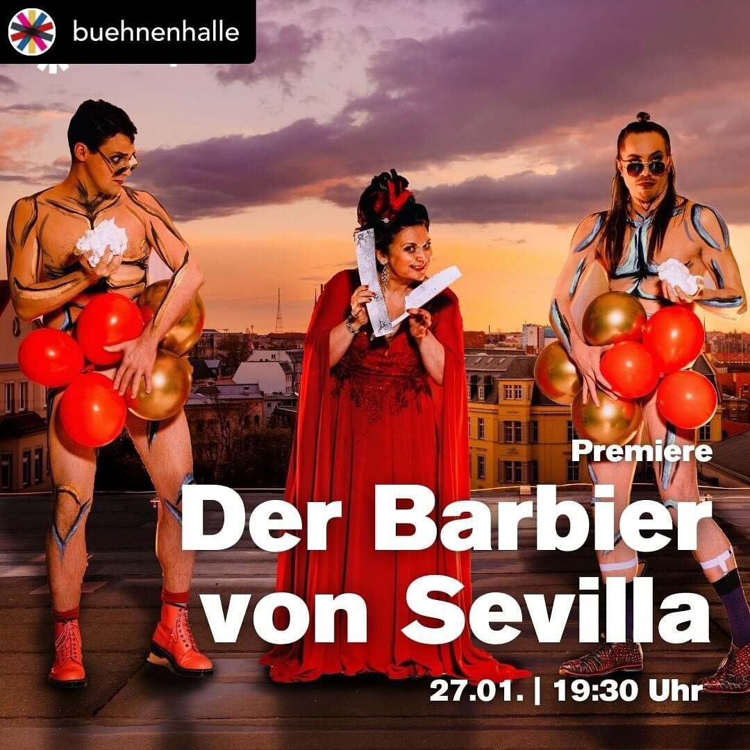 🎈🎈Opening Night 🎈🎈

Der Barbier Von Sevilla opens tonight at @buehnenhalle with sets and costumes designed by @gideonwdavey.

Toi Toi Toi!

Director: @louisaproske 
Set &amp; Costume Designer: @gideonwdavey 
Dramaturgy: #patricseibert

#opera #ha