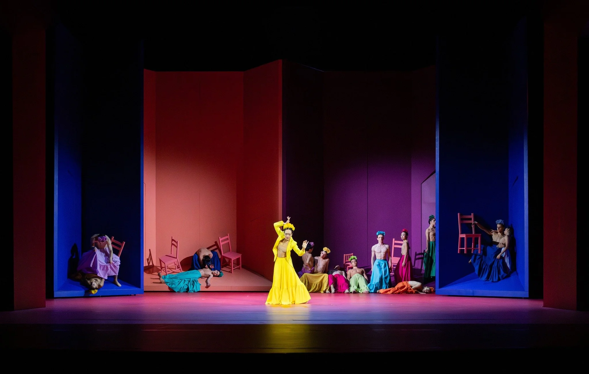 We are delighted to introduce you to our newest client Matthias Kronfuss (@mkronfuss), who is a multi-disciplinary theatre designer born and based in Vienna, Austria. The photos attached depict his work in; Fridas Welt (Salzburg State Theatre), The L