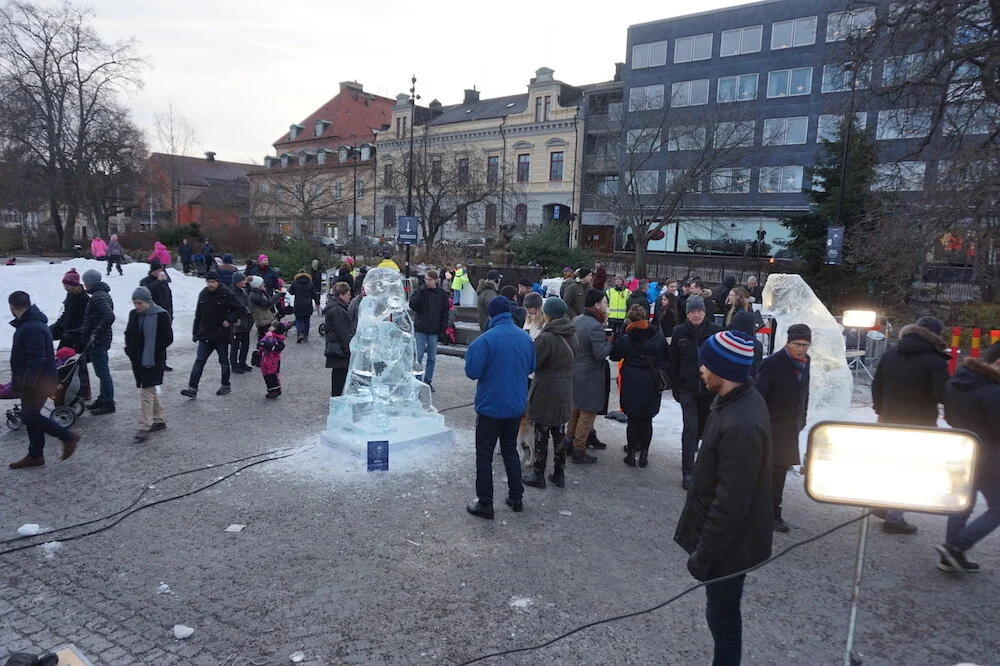  Isskulpturer och snöskulptering för gäster 2019  