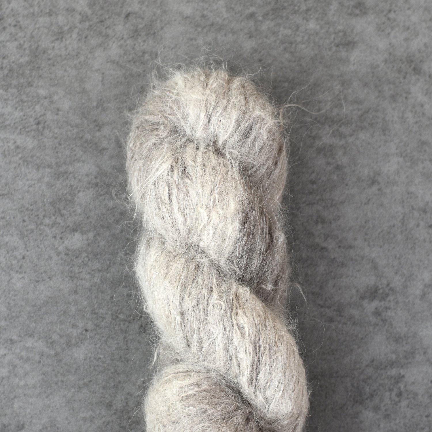 Lace Alpaca Yarn BRUSHED - Dark Grey